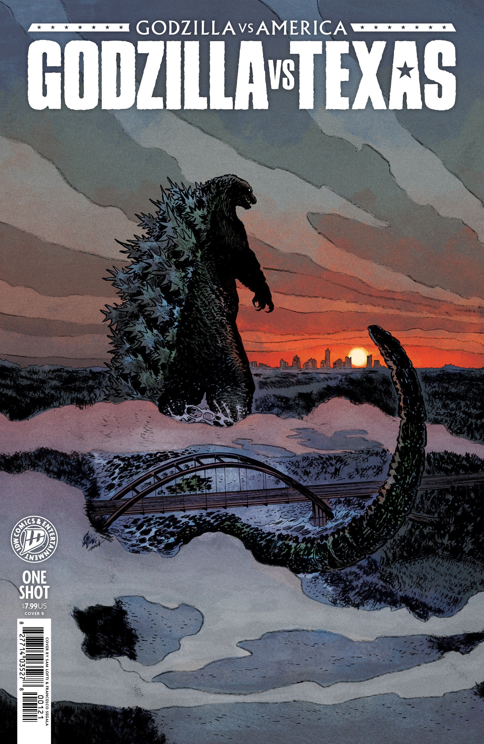 Godzilla vs. America: Texas IDW B Lotfi 05/13/2026 | BD Cosmos
