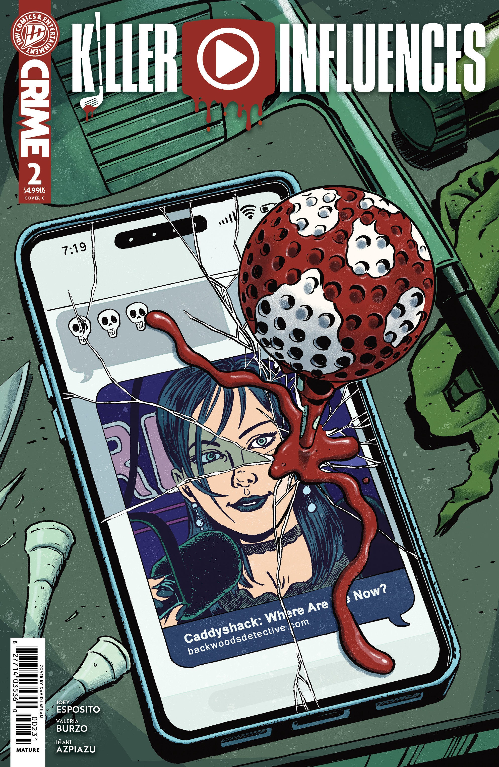 Killer Influences #2 IDW C Lapham 08/19/2026 | BD Cosmos