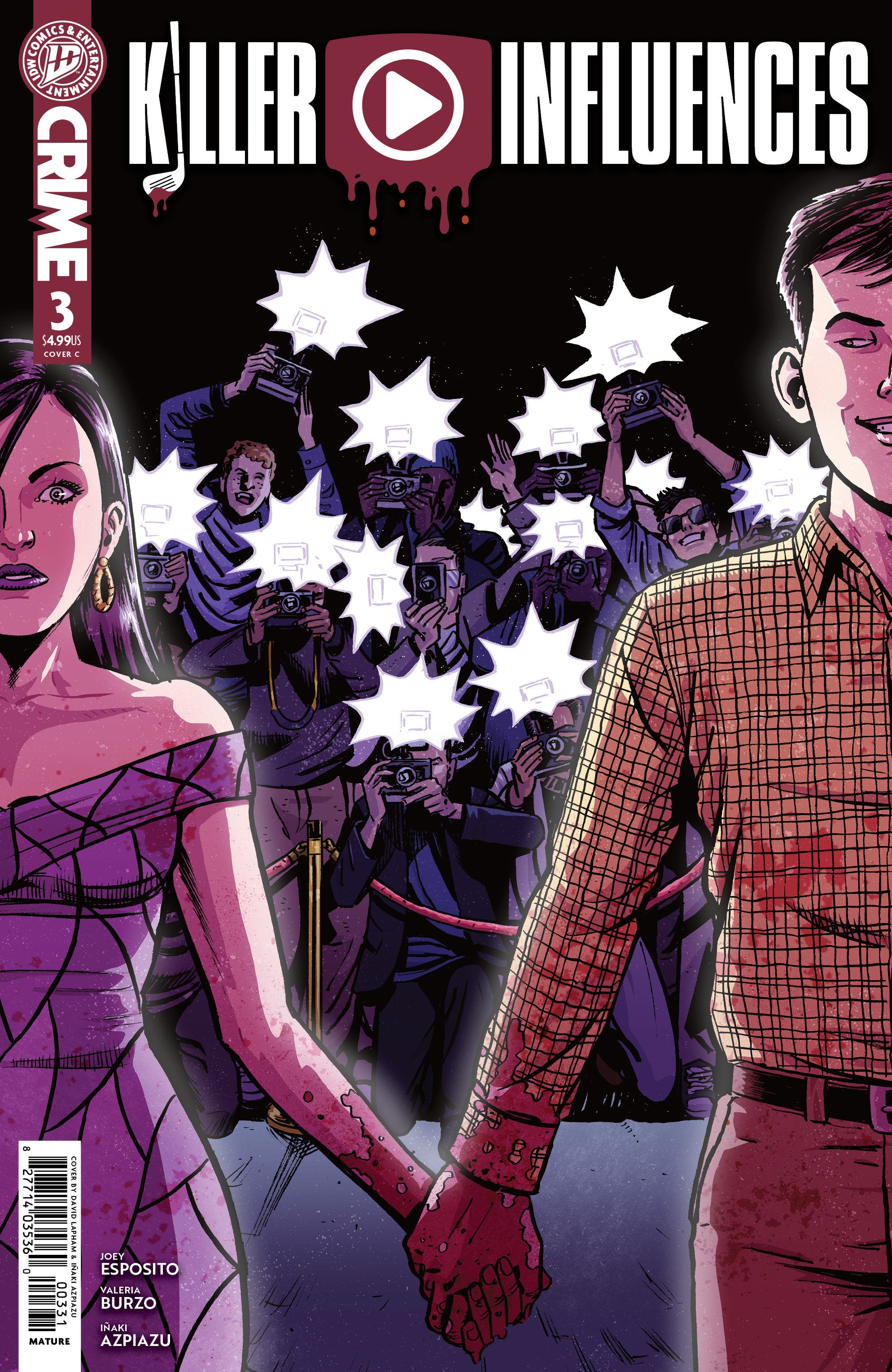 Killer Influences #3 IDW C Lapham 09/16/2026 | BD Cosmos