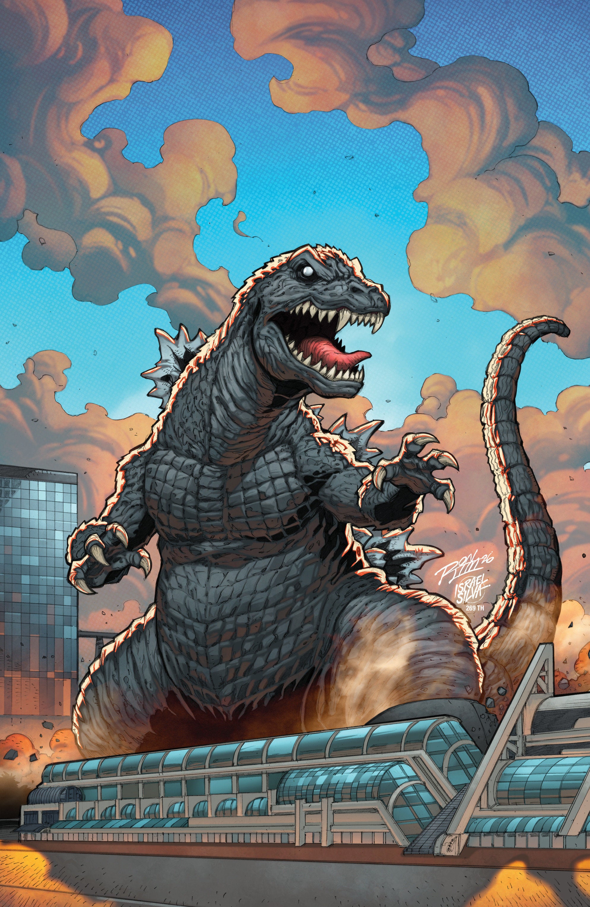 Godzilla vs. America: San Diego IDW 1:10 Lim Virgin 07/22/2026 | BD Cosmos