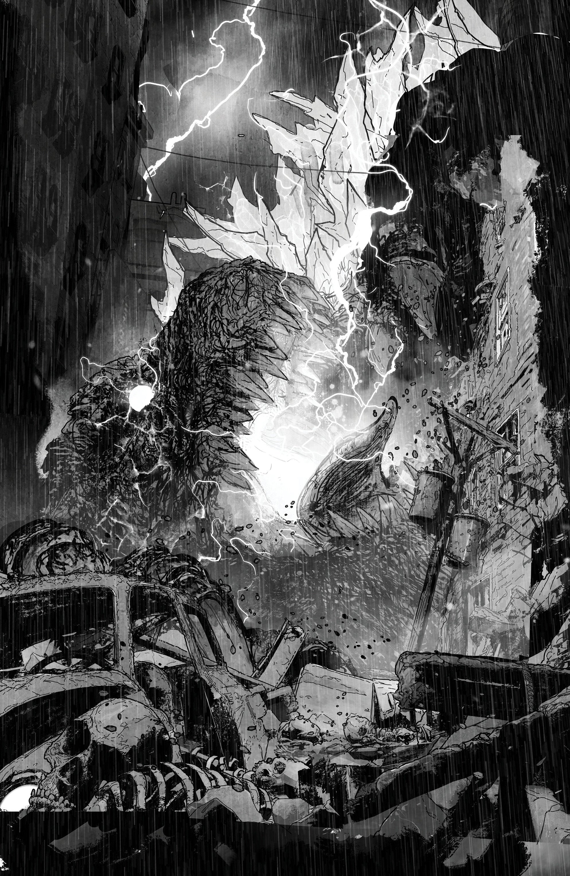 The Horror Of Godzilla [Kai Sei Era] #4 IDW 1:10 Jones B&W Virgin 01/13/2027 | BD Cosmos