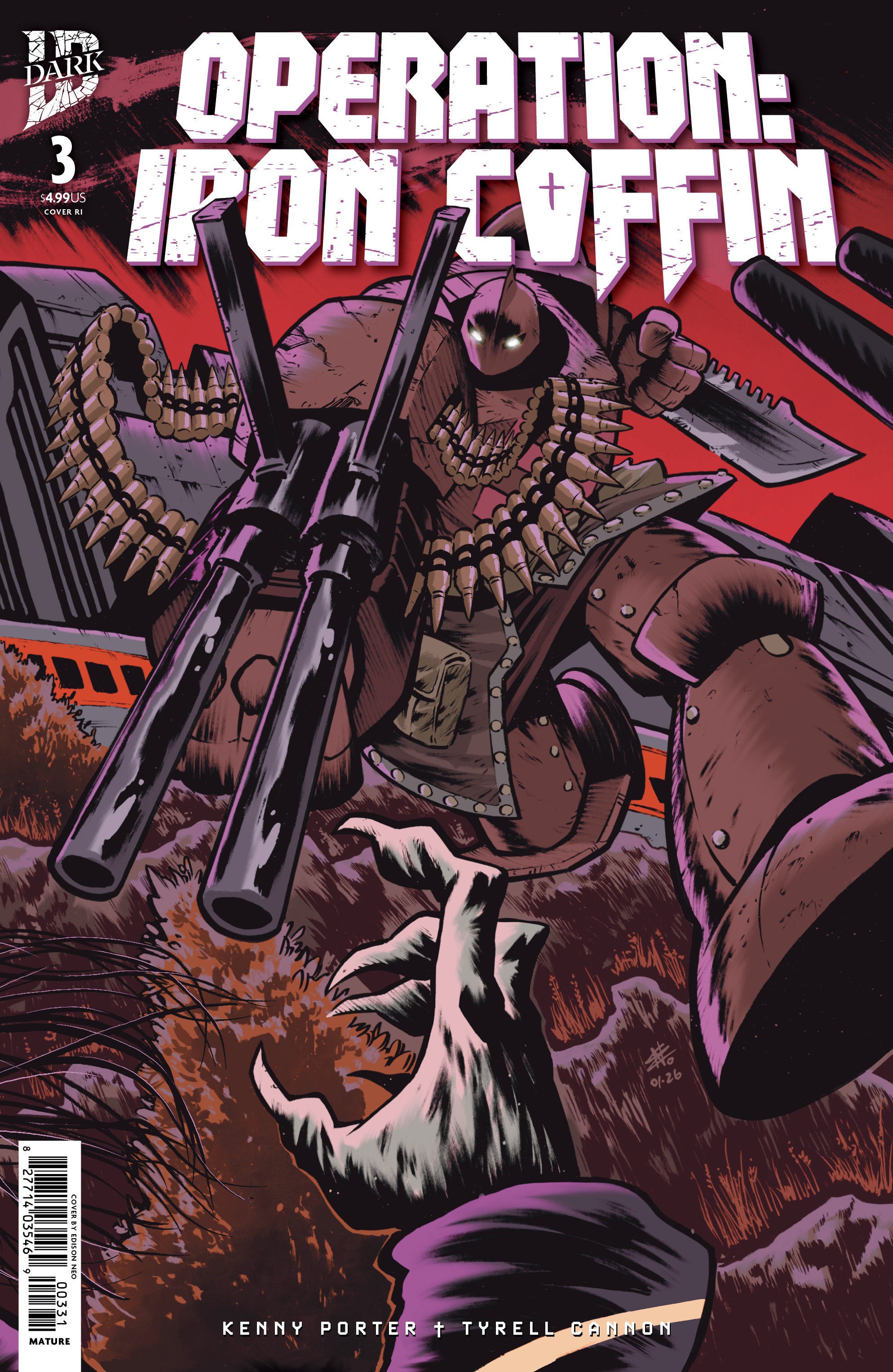 Operation: Iron Coffin #3 IDW 1:10 Neo Connecting 09/30/2026 | BD Cosmos