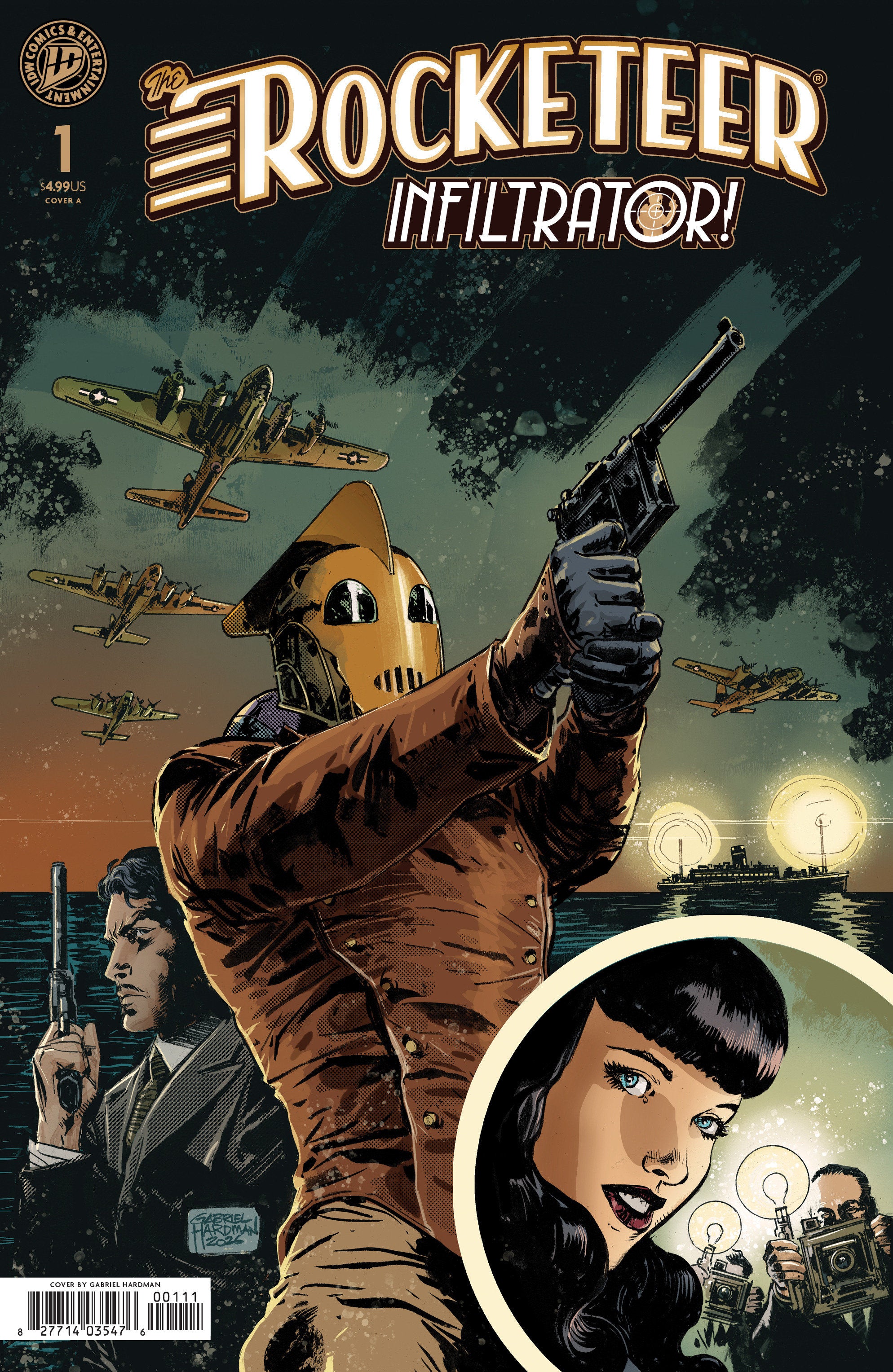 The Rocketeer Infiltrator! #1 IDW A Hardman 07/08/2026 | BD Cosmos
