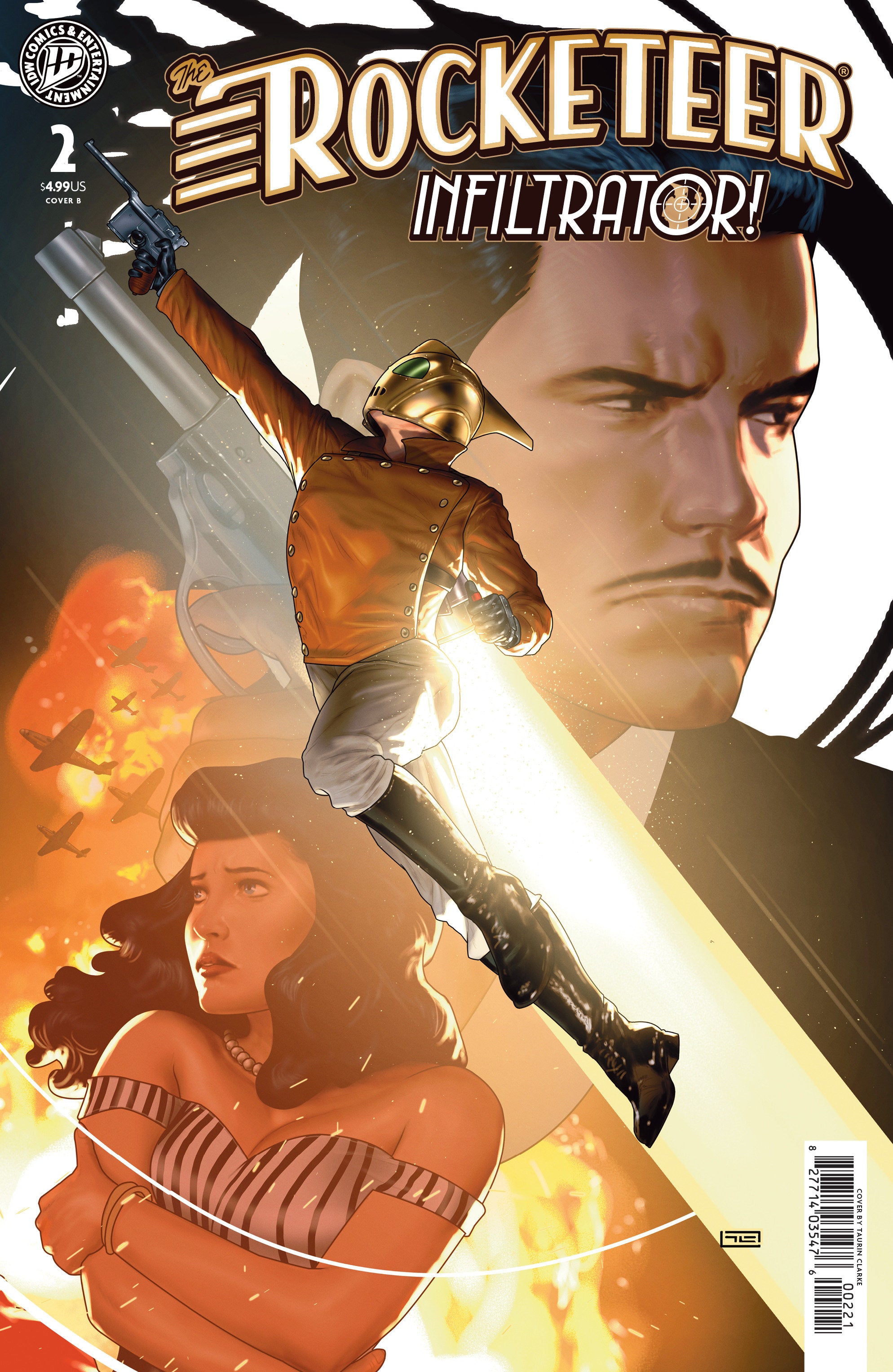 The Rocketeer: Infiltrator! #2 IDW B Clarke 08/26/2026 | BD Cosmos