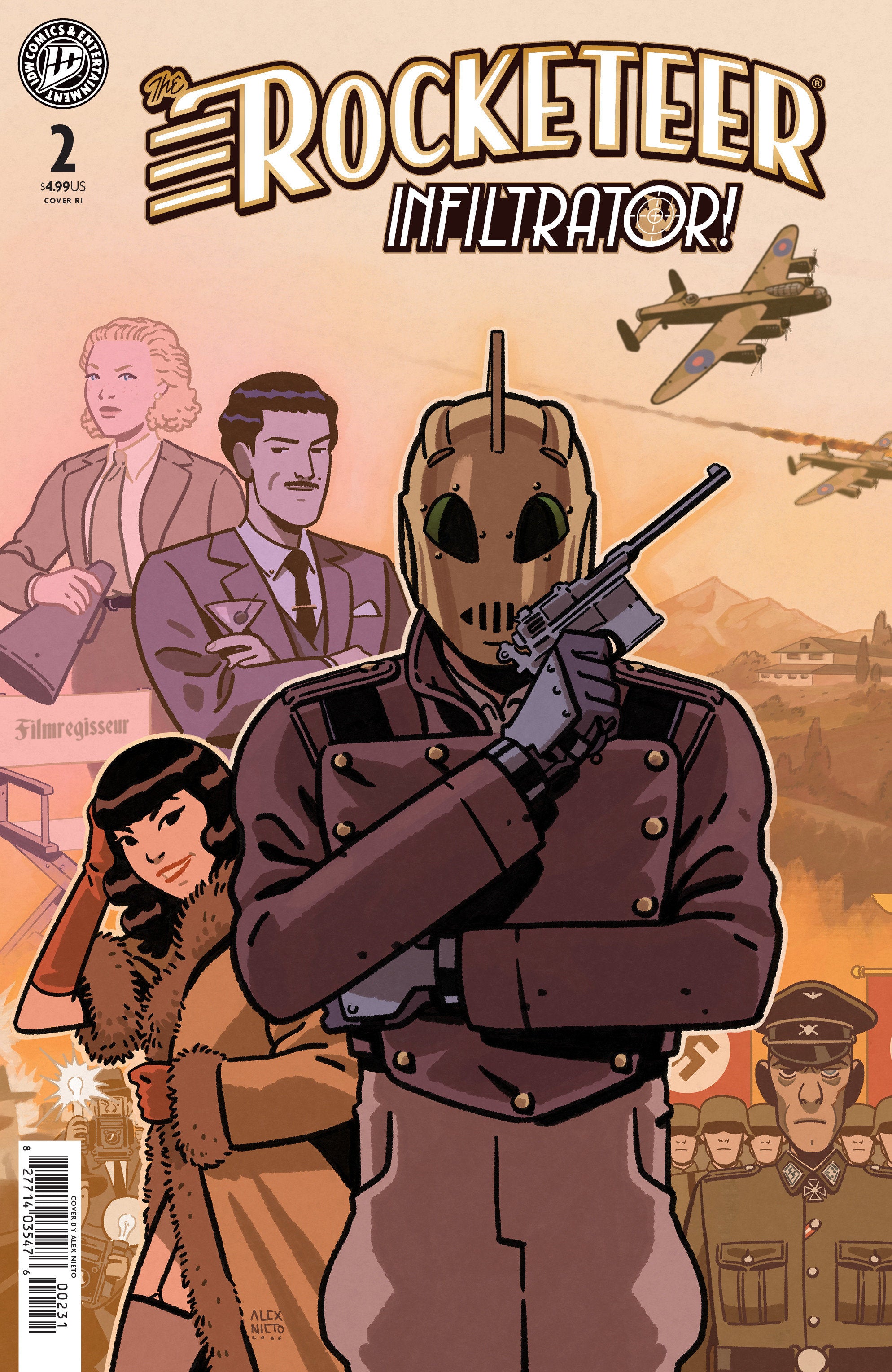The Rocketeer: Infiltrator! #2 IDW 1:10 Nieto 08/26/2026 | BD Cosmos