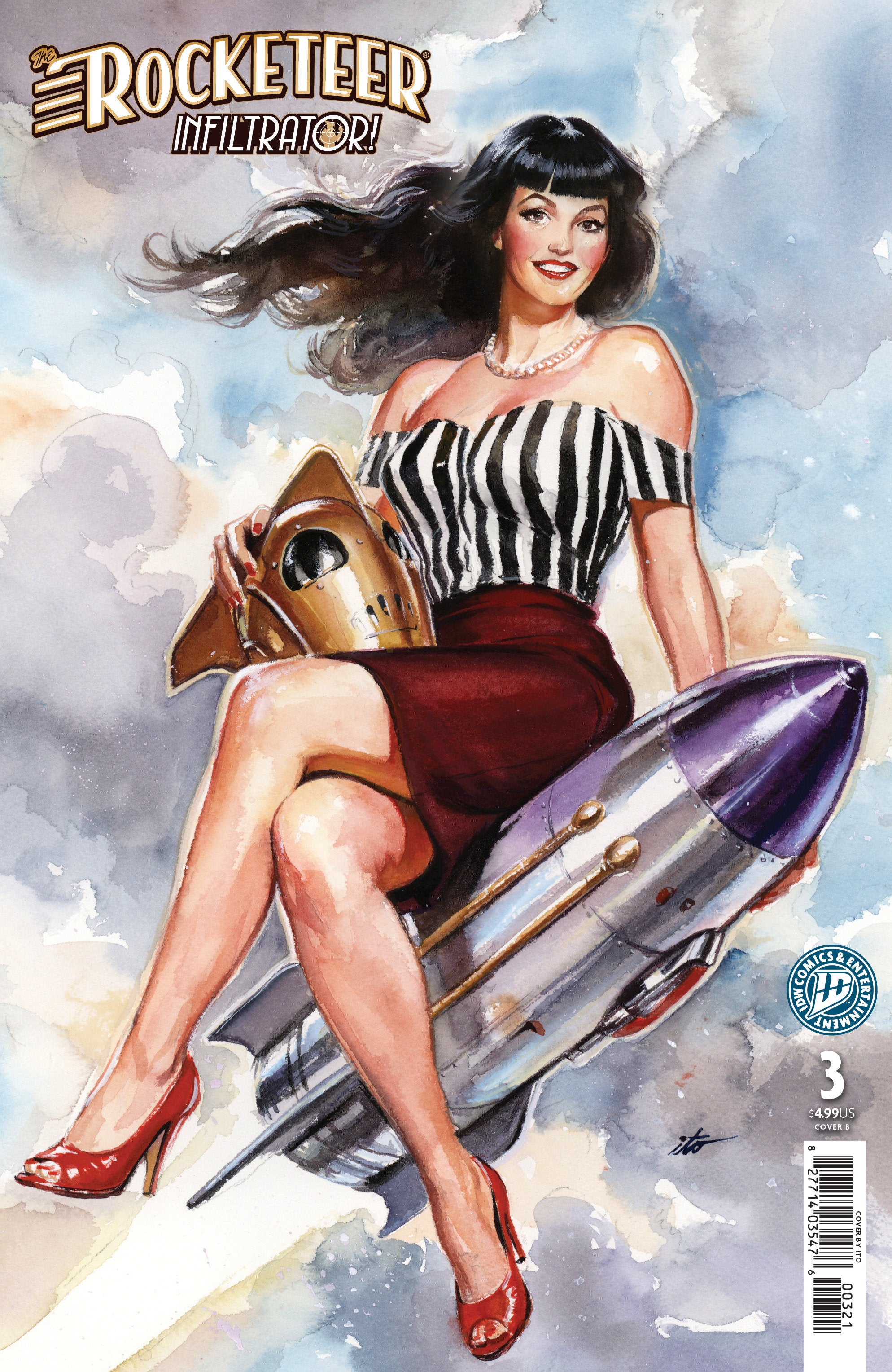 The Rocketeer: Infiltrator! #3 IDW B Ito 09/23/2026 | BD Cosmos