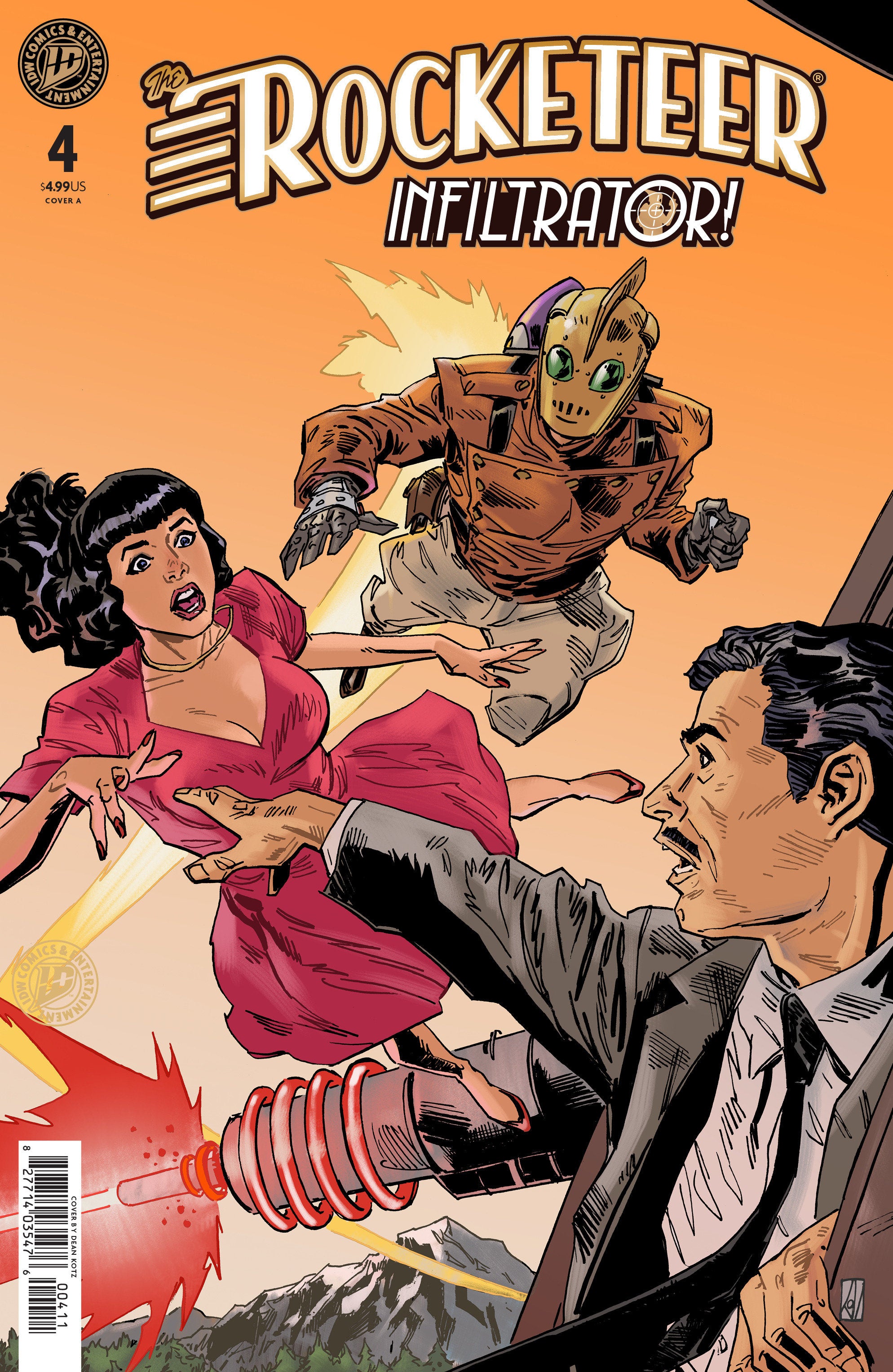 The Rocketeer: Infiltrator! #4 IDW A Kotz 10/28/2026 | BD Cosmos
