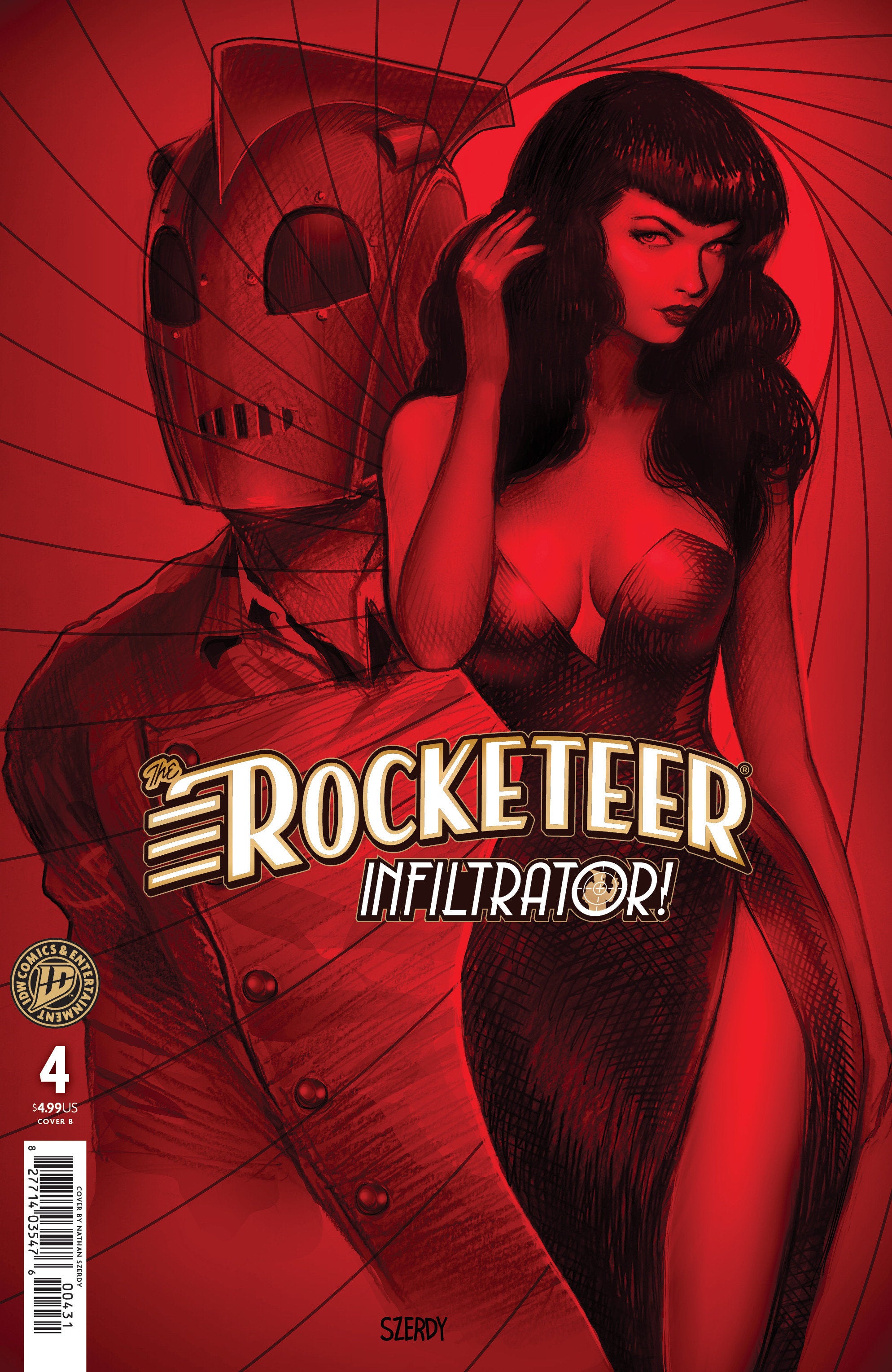 The Rocketeer: Infiltrator! #4 IDW  Szerdy 10/28/2026 | BD Cosmos