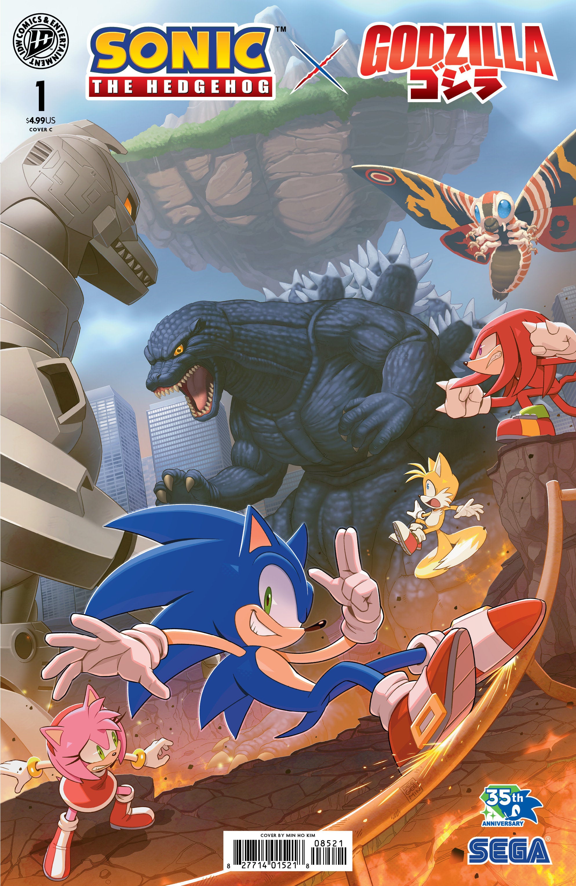 Sonic The Hedgehog X Godzilla #1 IDW C Kim 07/15/2026 | BD Cosmos