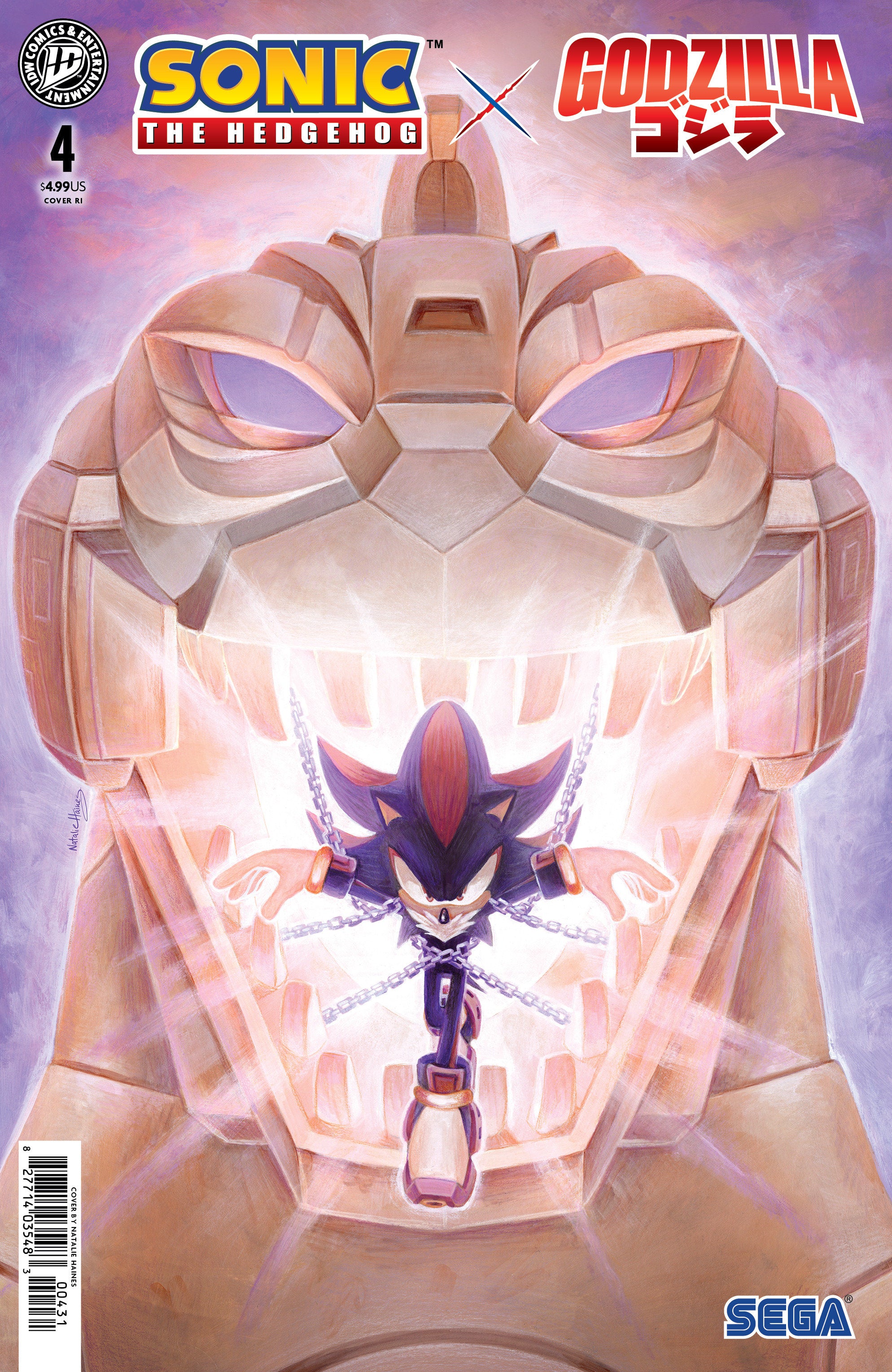 Sonic The Hedgehog X Godzilla #4 IDW 1:15 Haines 11/11/2026 | BD Cosmos