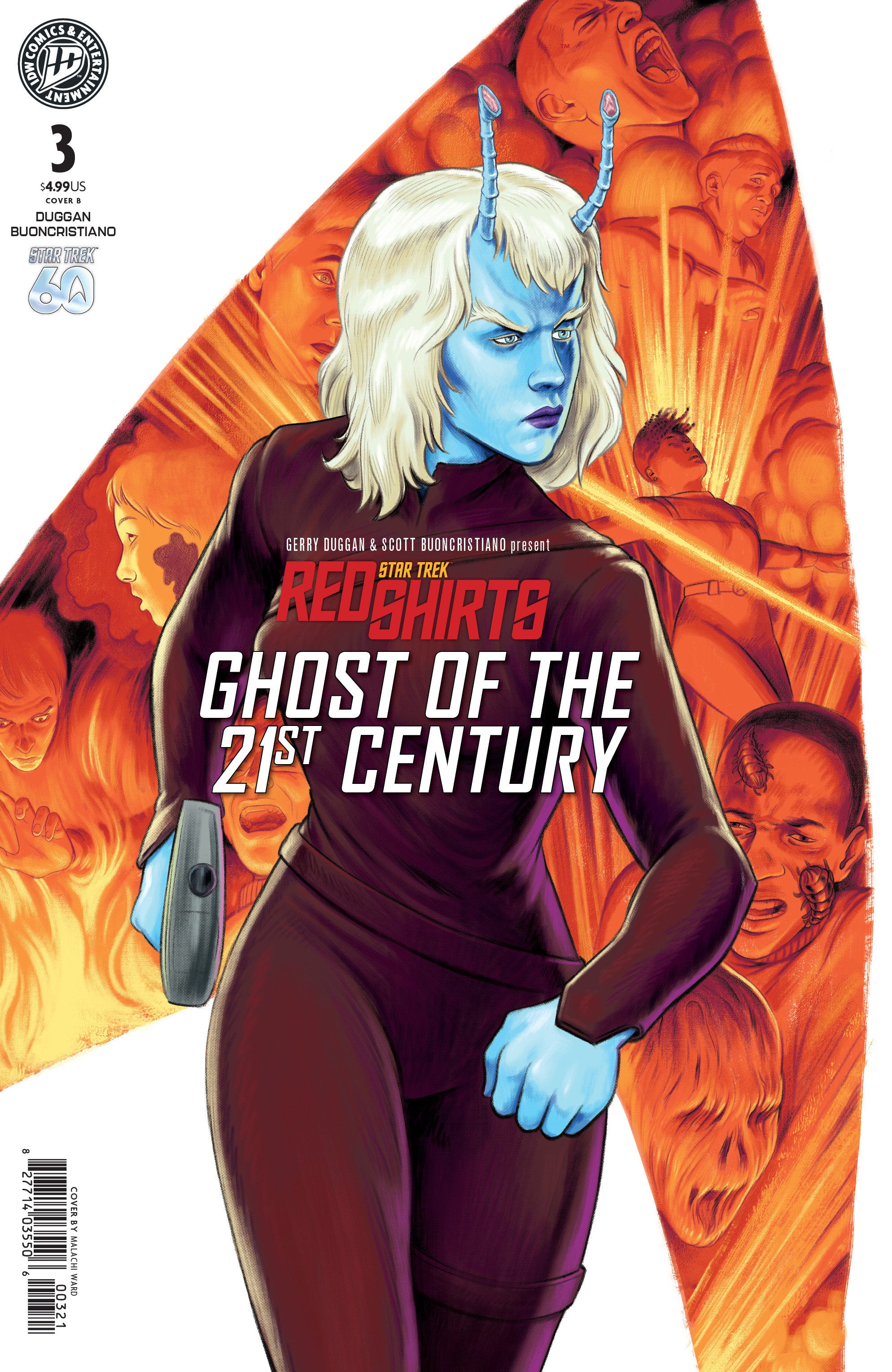 Star Trek: Red Shirts  Ghost Of The 21st Century #3 Variant B (Ward) | BD Cosmos