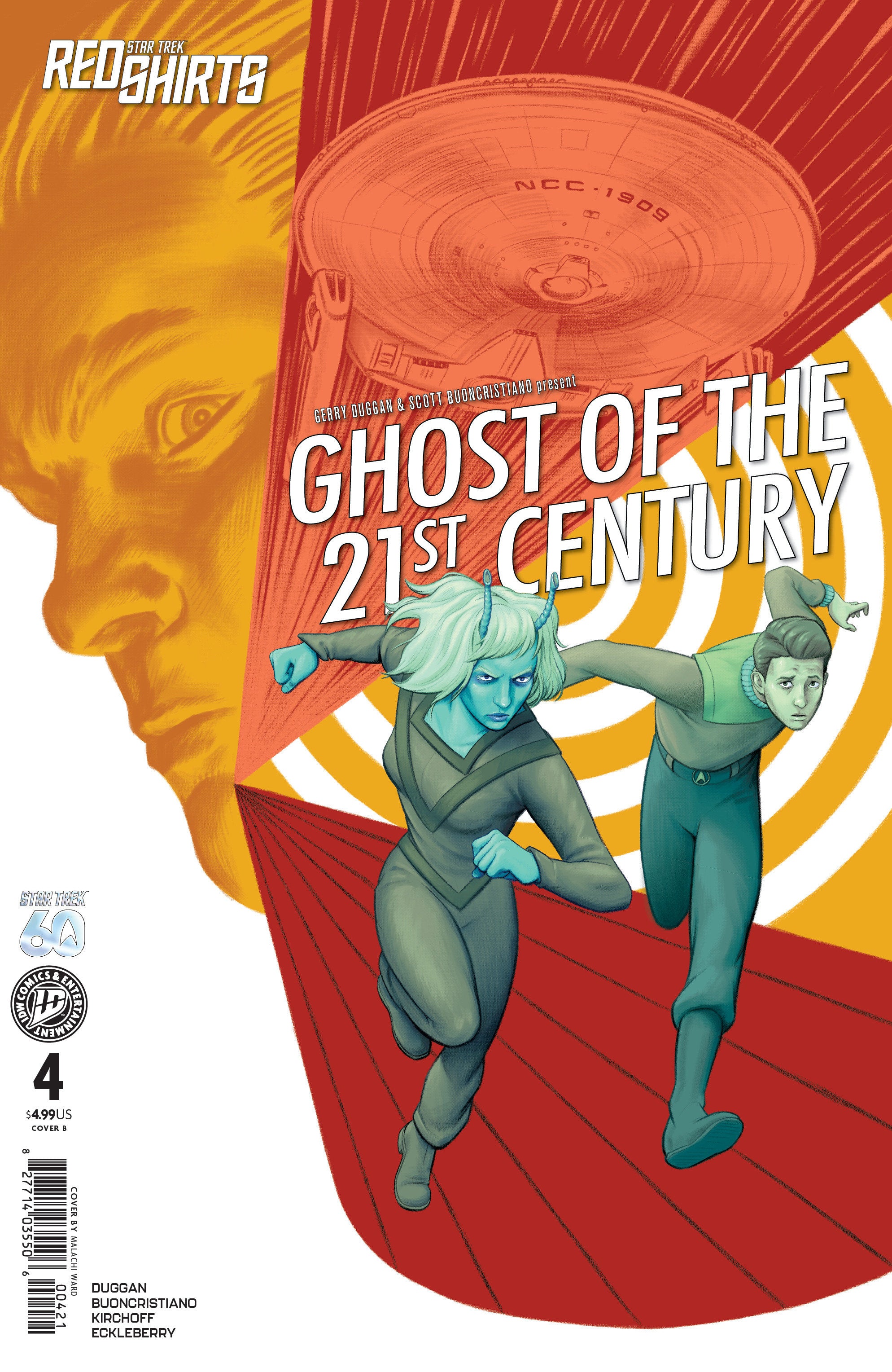 Star Trek: Red Shirts Ghost Of The 21st Century #4 IDW B Ward 11/11/2026 | BD Cosmos
