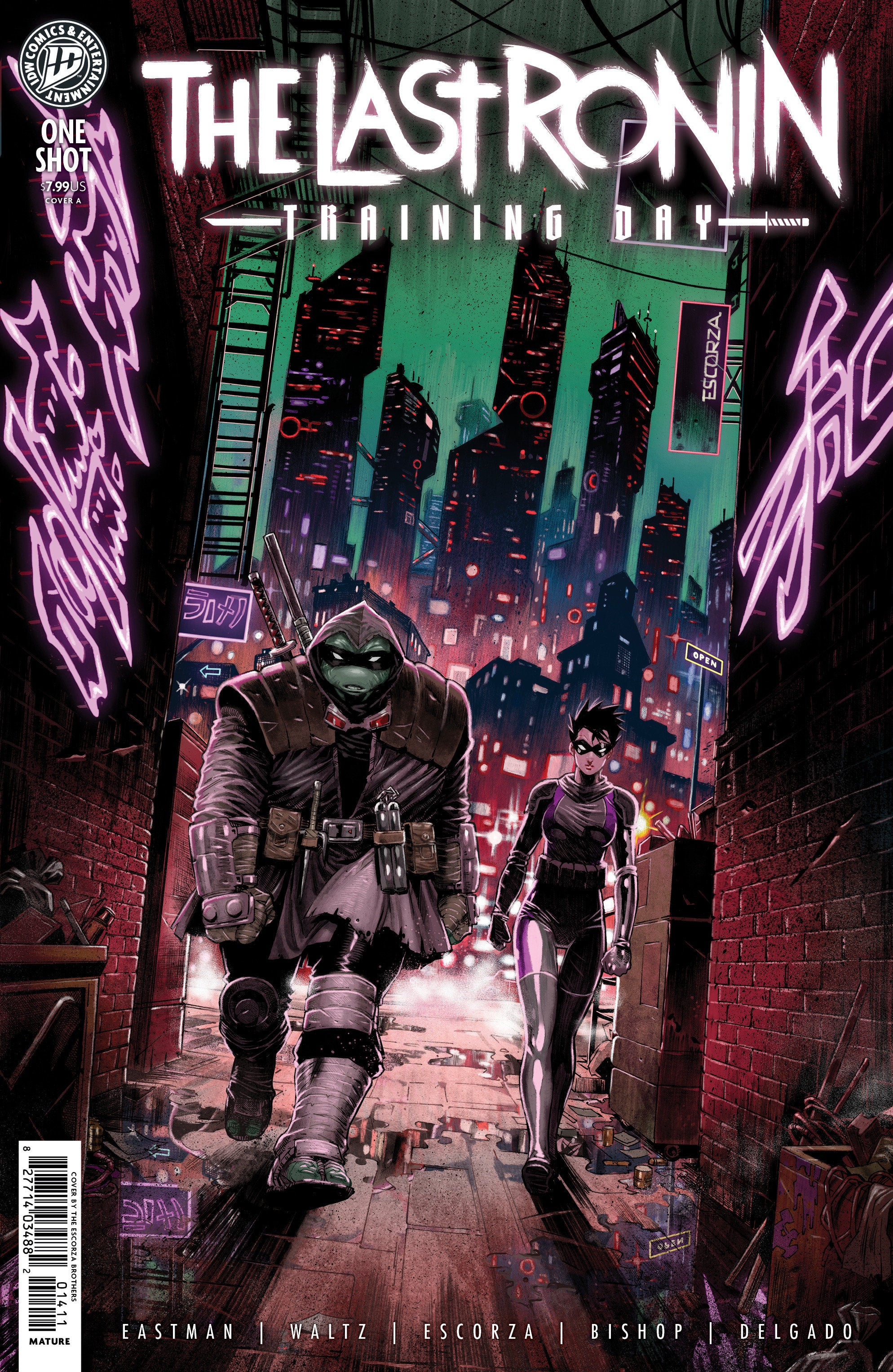 Teenage Mutant Ninja Turtles The Last Ronin Training Day IDW A Escorza Brothers 07/15/2026 | BD Cosmos