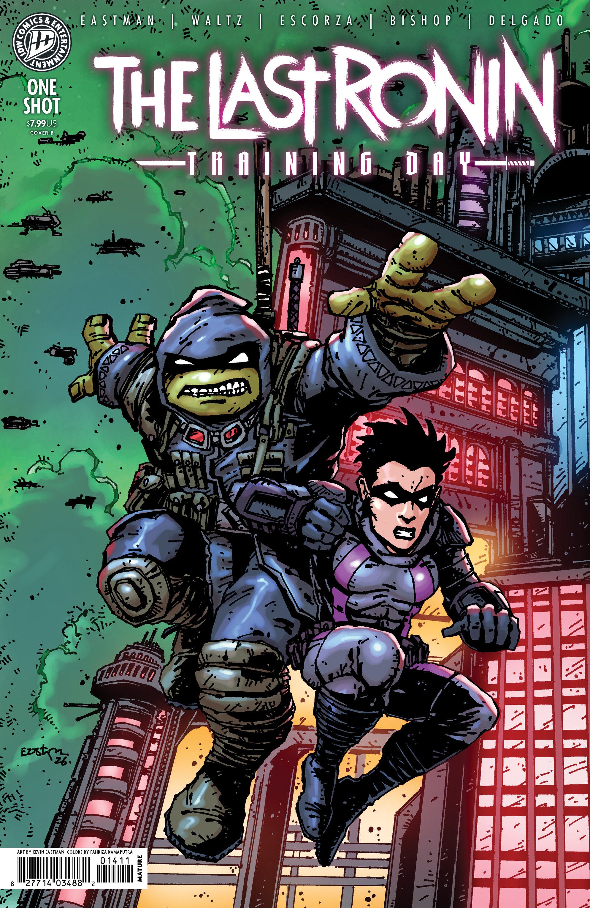 Teenage Mutant Ninja Turtles The Last Ronin Training Day IDW B Eastman 07/15/2026888*** | BD Cosmos