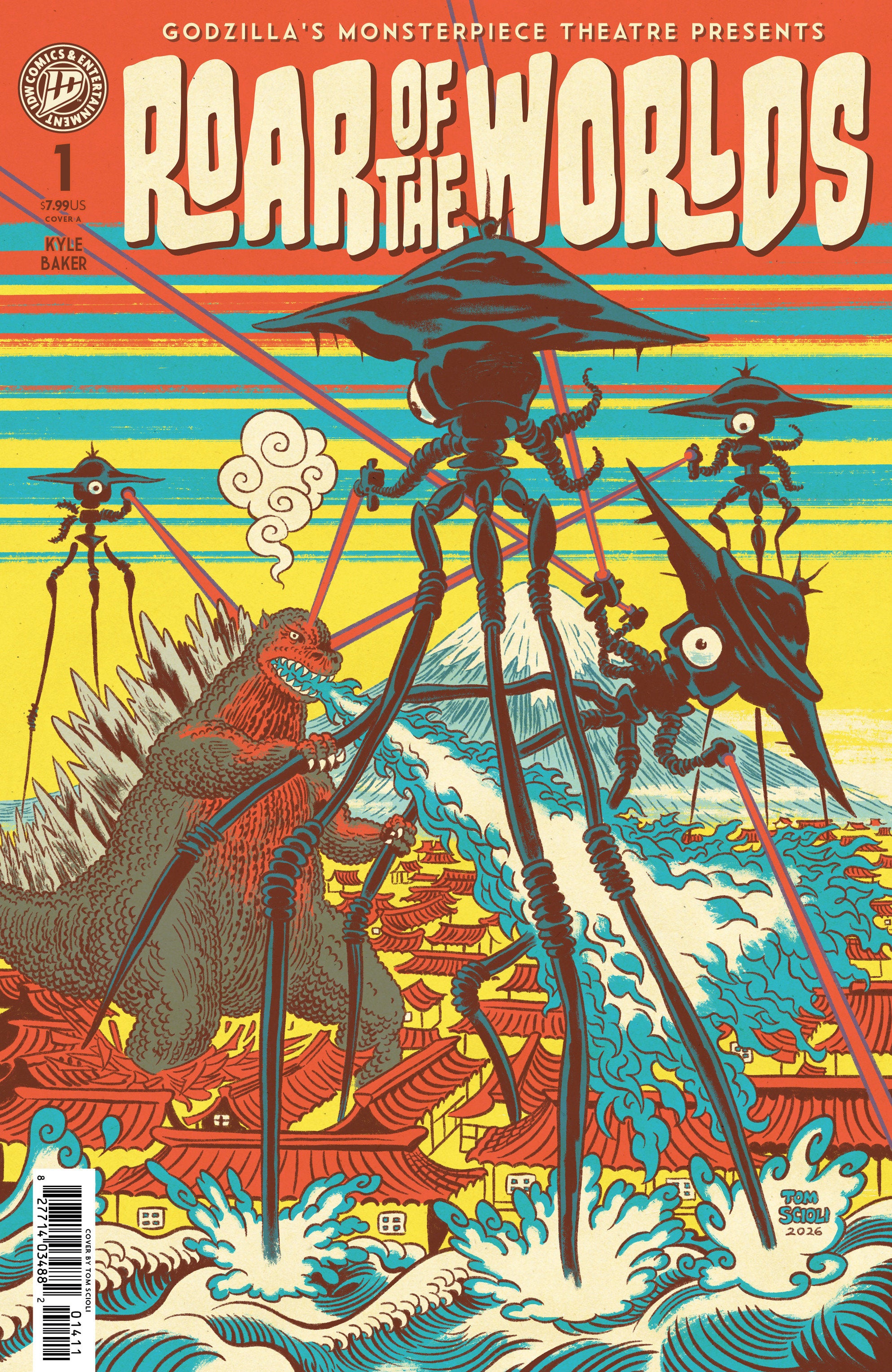 Godzilla's Monsterpiece Theatre Presents: Roar Of The Worlds IDW A Scioli 08/12/2026 | BD Cosmos