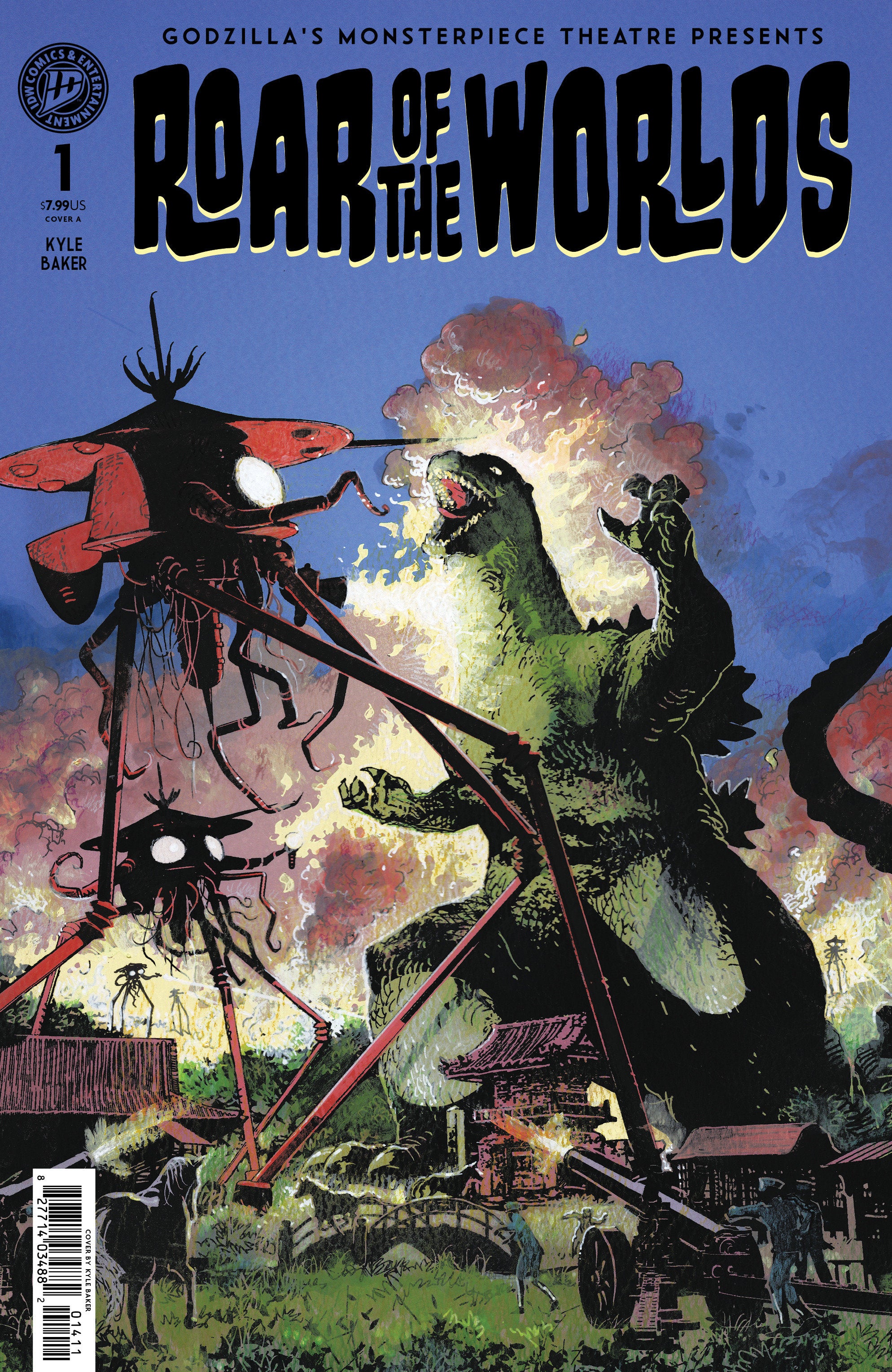 Godzilla's Monsterpiece Theatre Presents: Roar Of The Worlds IDW B Baker 08/12/2026 | BD Cosmos