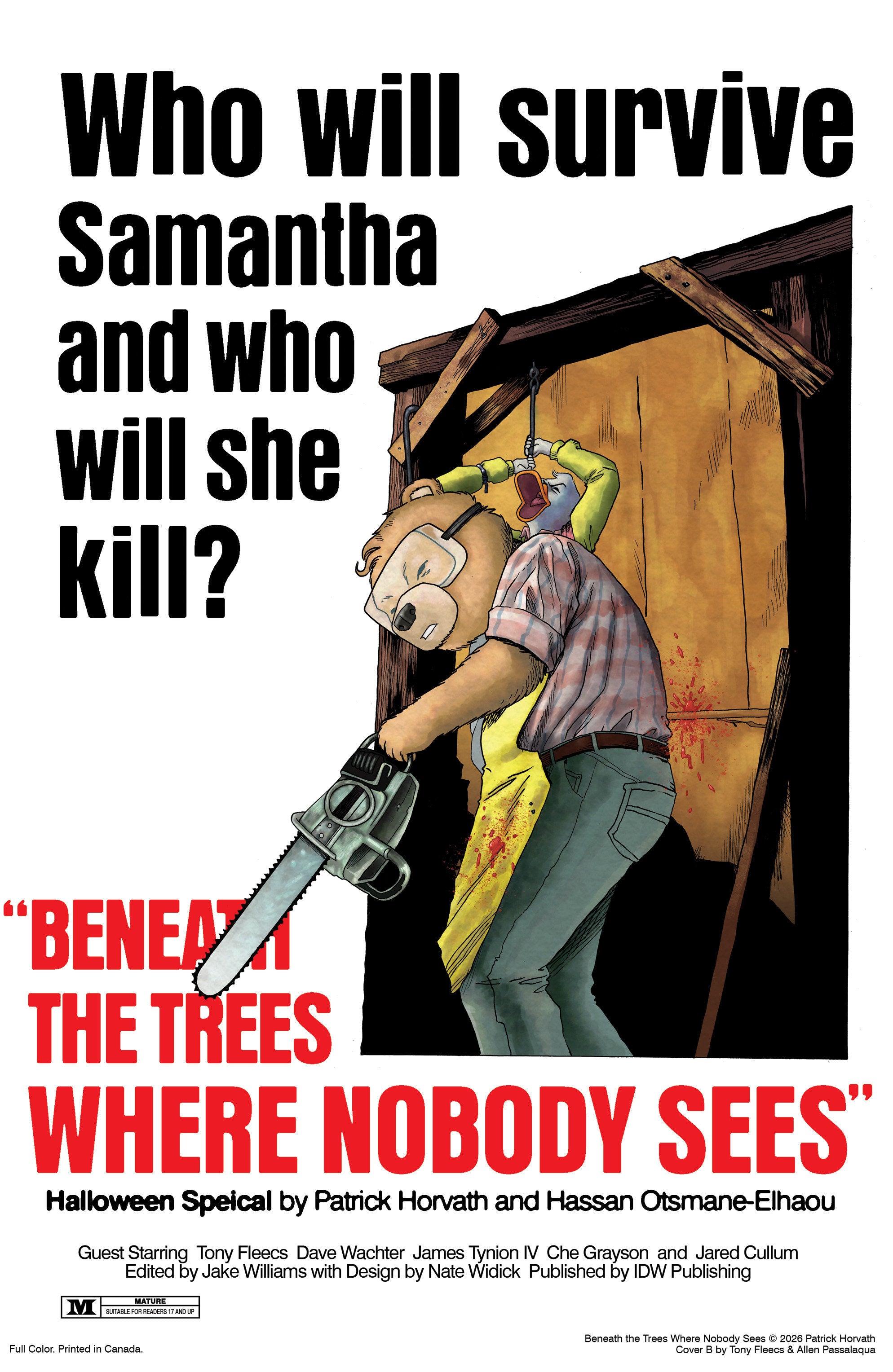 Beneath The Trees Where Nobody Sees Halloween Special IDW B Fleecs Homage 10/07/2026 | BD Cosmos