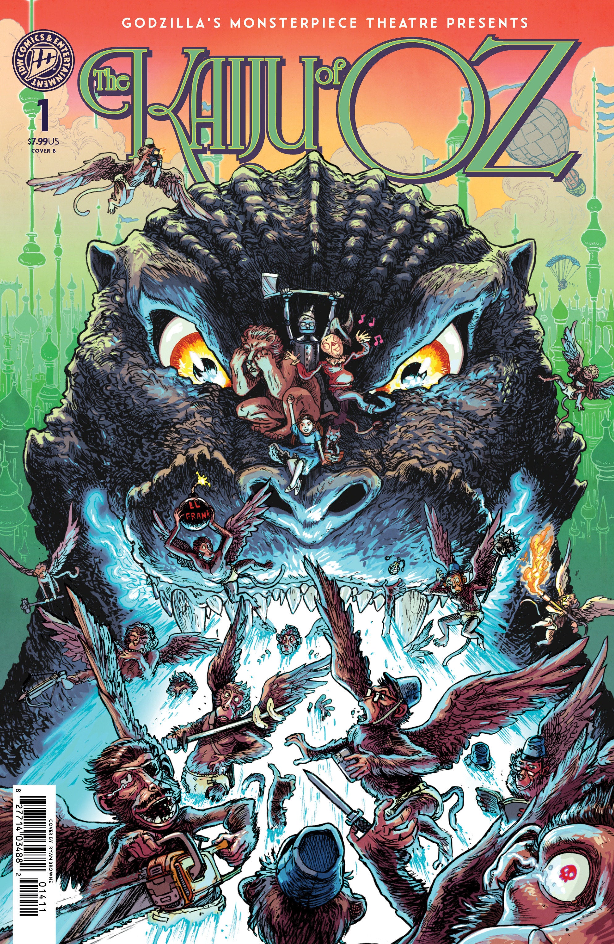 Godzilla’s Monsterpiece Theatre Presents: The Kaiju Of Oz IDW B Browne 10/07/2026 | BD Cosmos