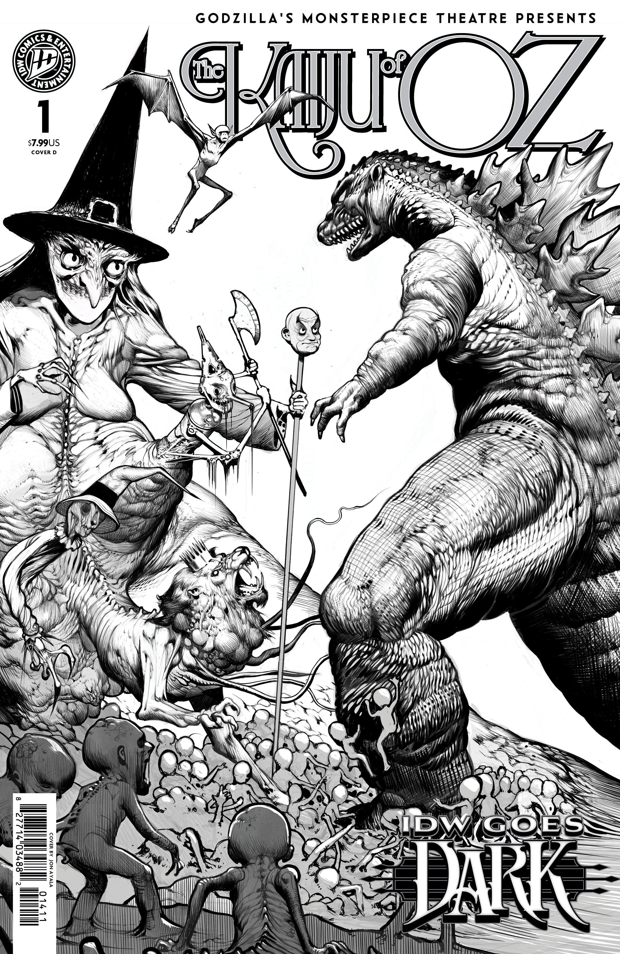 Godzillas Monsterpiece Theatre Presents: The Kaiju Of Oz IDW D Ayala 10/07/2026 | BD Cosmos