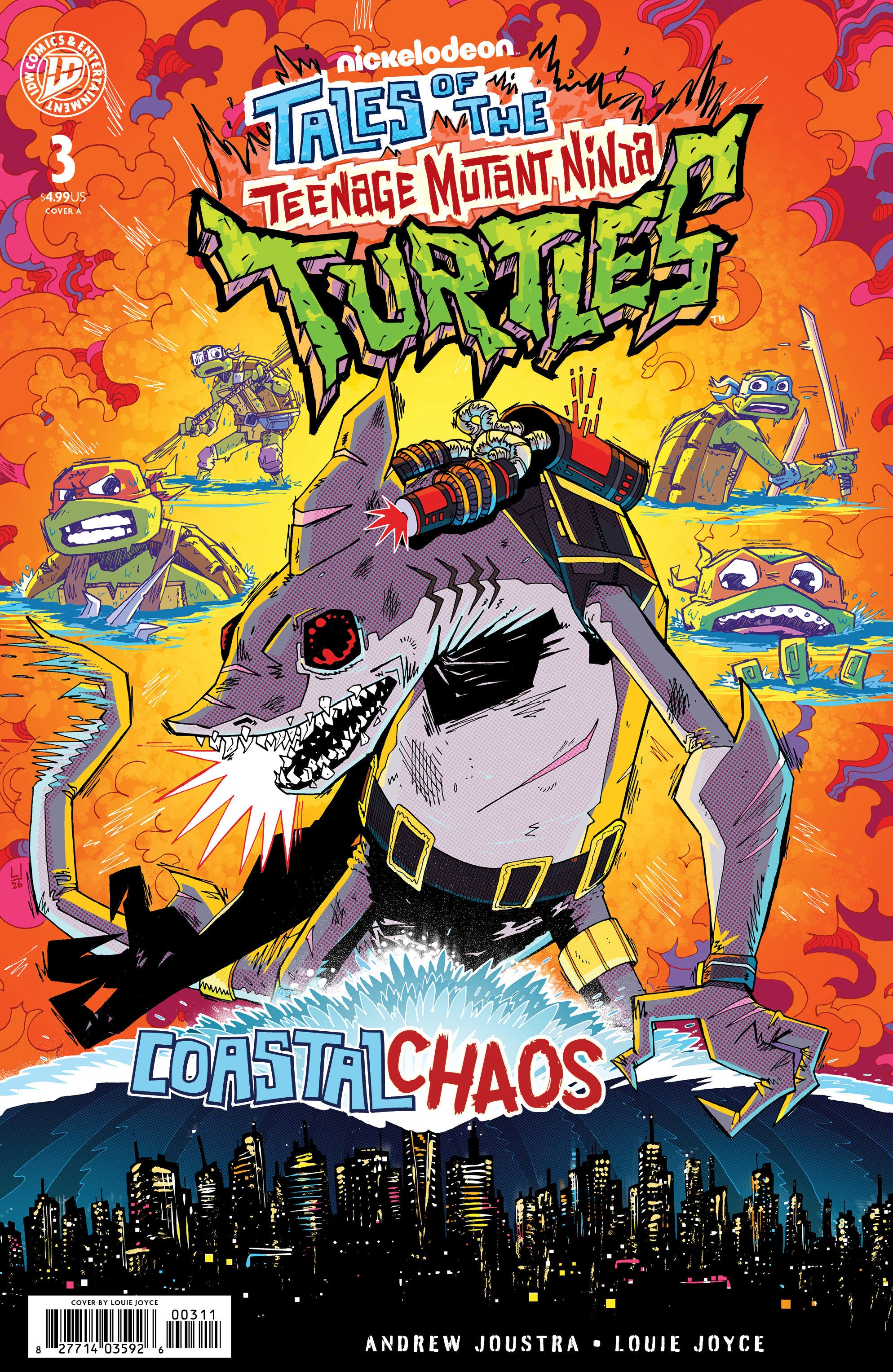 Tales Of The Teenage Mutant Ninja Turtles: Coastal Chaos #3 IDW A Joyce 12/09/2026 | BD Cosmos