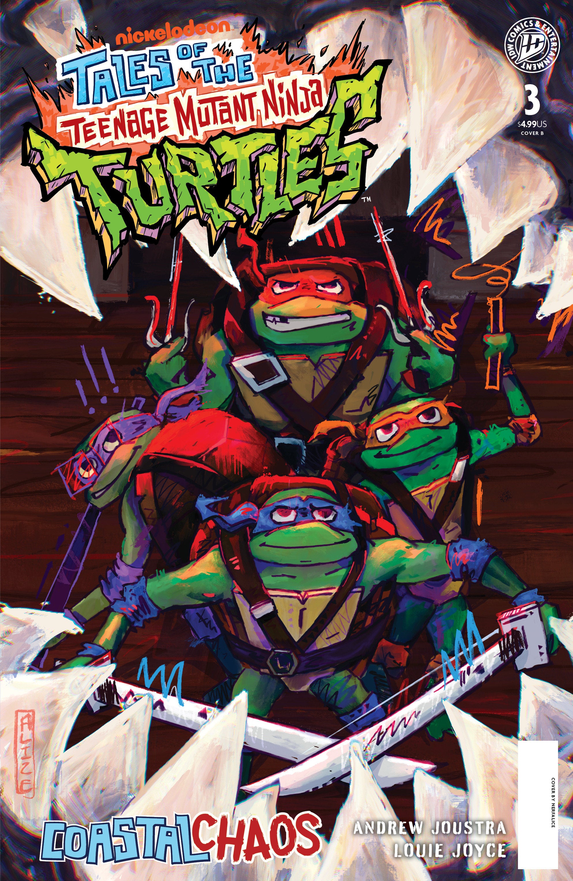 Tales Of The Teenage Mutant Ninja Turtles: Coastal Chaos #3 IDW B Nerf Alice 11/18/2026 | BD Cosmos