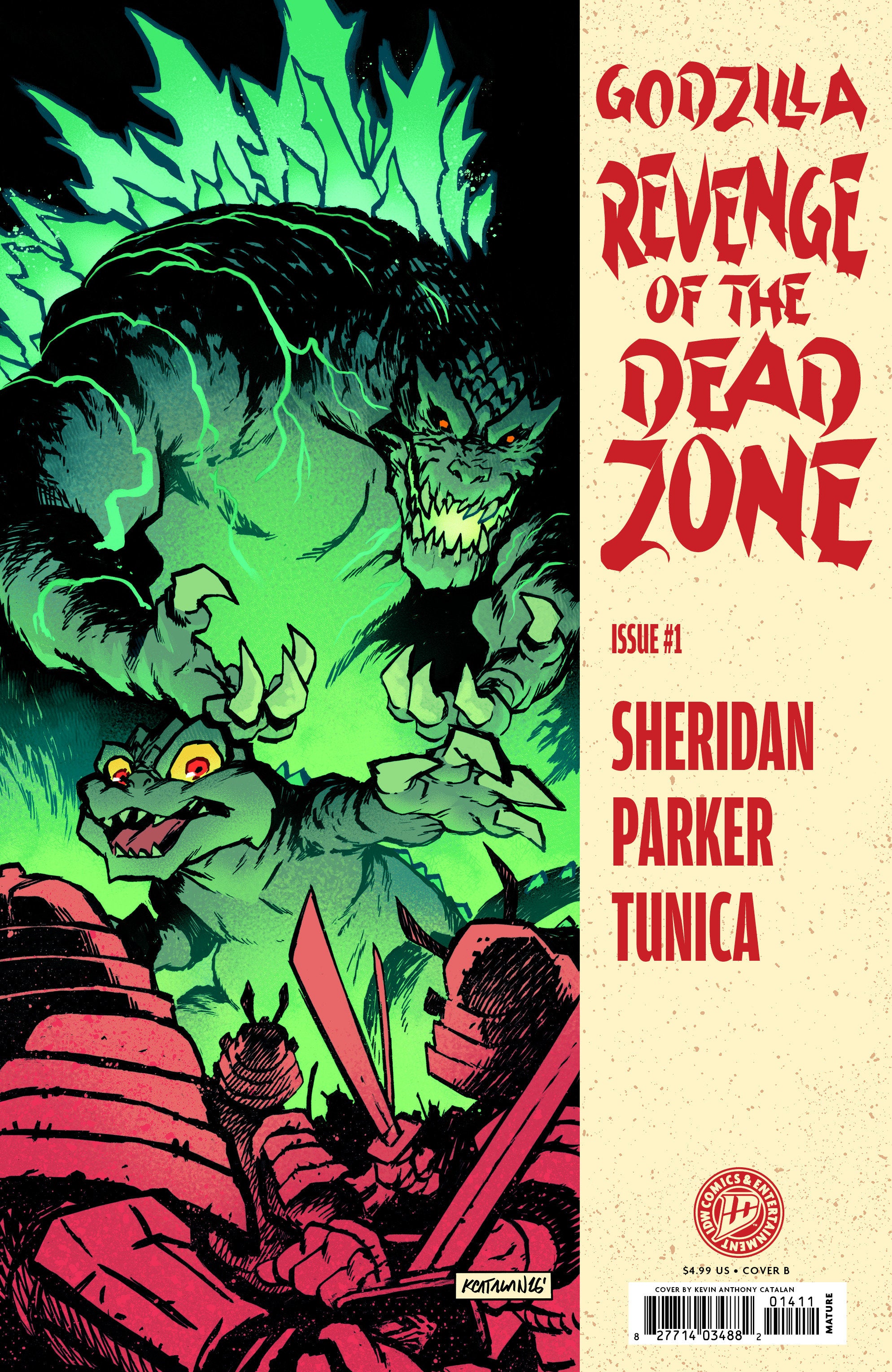 Godzilla: Revenge Of The Deadzone [Kai Sei Era] #1 Variant B (Catalan Homage Cover) | BD Cosmos