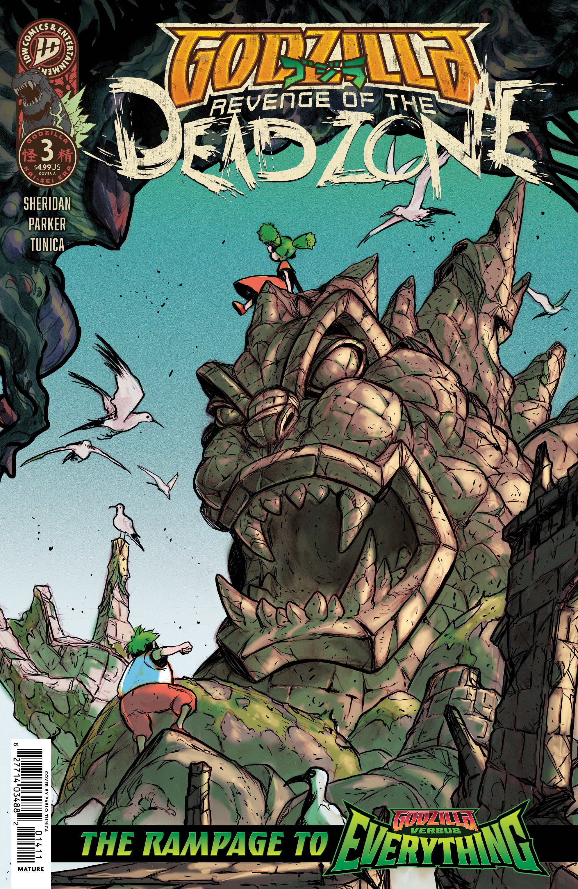 Godzilla: Revenge Of The Deadzone [Kai Sei Era] #3 IDW A Tunica 12/23/2026 | BD Cosmos