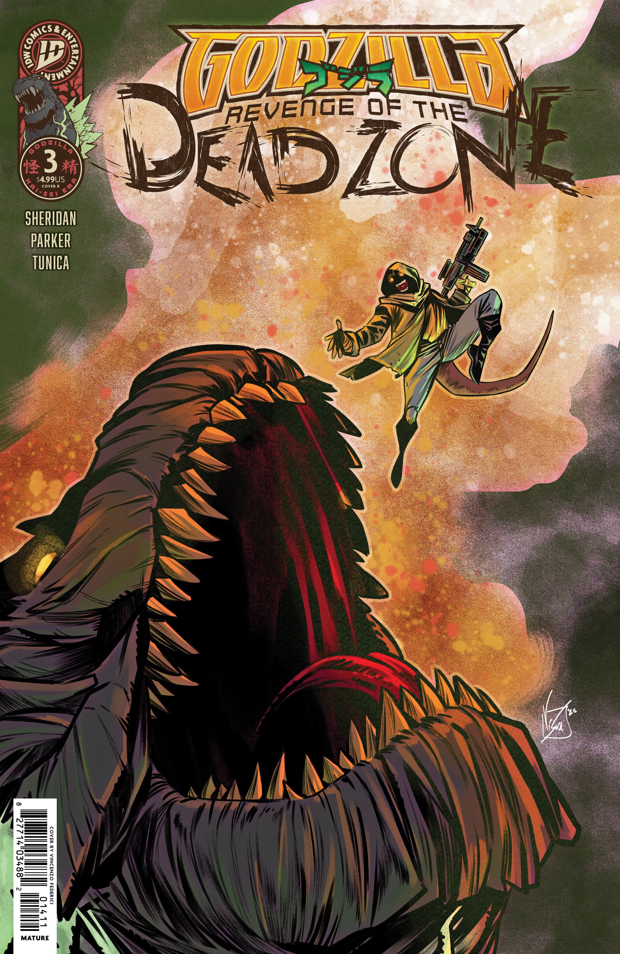Godzilla: Revenge Of The Deadzone [Kai Sei Era] #3 IDW B Federici 12/23/2026 | BD Cosmos