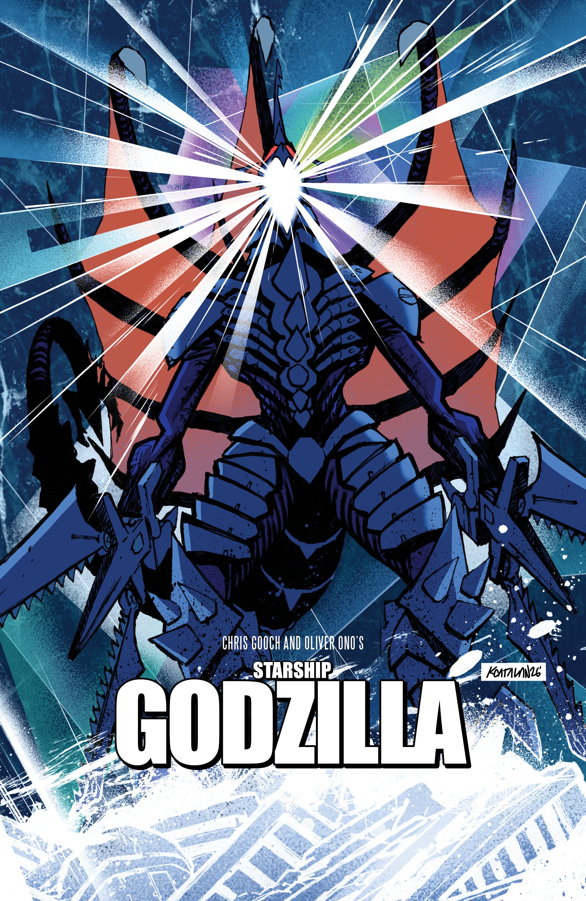 Starship Godzilla: Invasion X [Kai Sei Era] #3 IDW B Catalan Homage 12/09/2026 | BD Cosmos