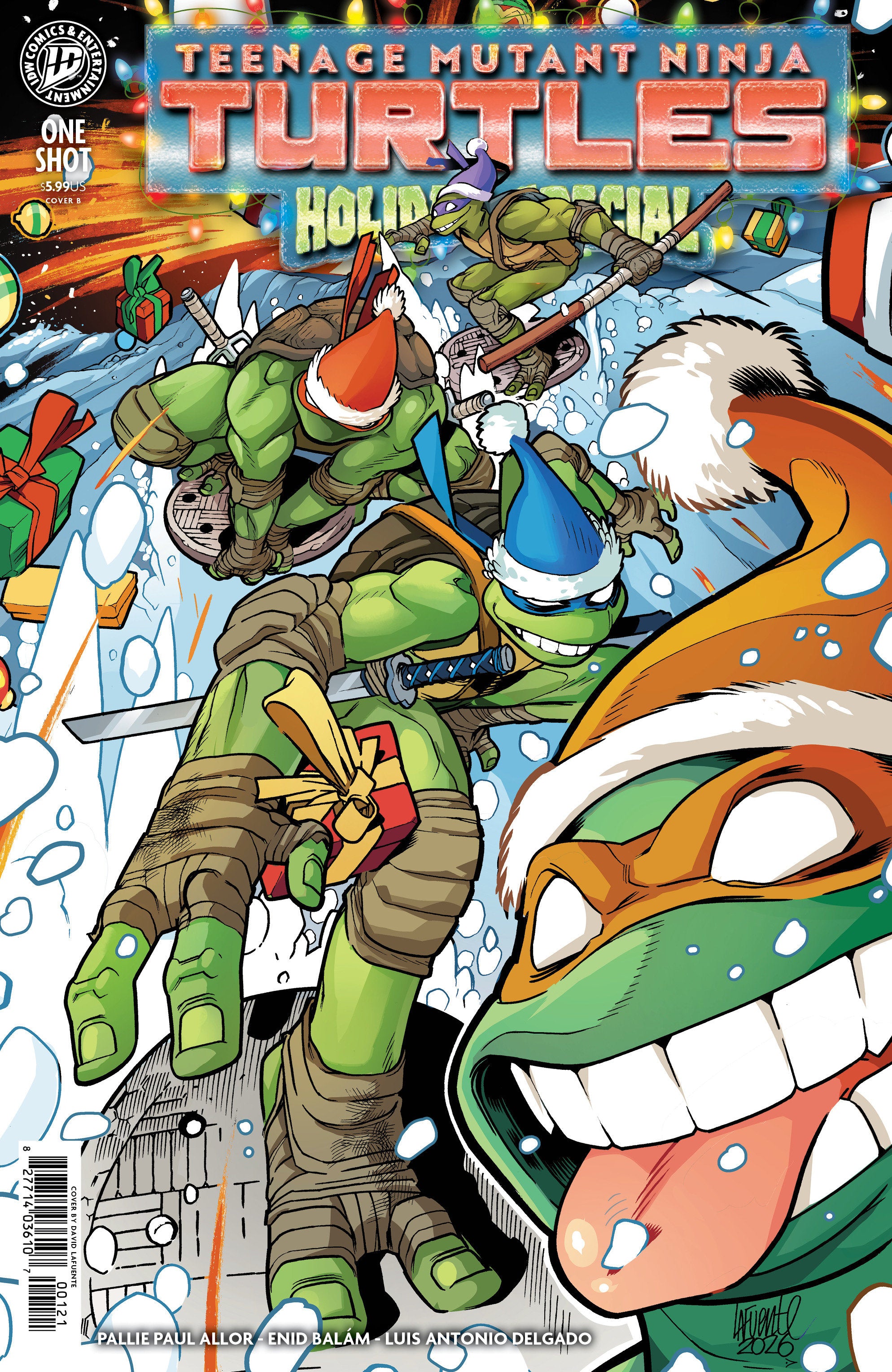 Teenage Mutant Ninja Turtles: Holiday Special IDW B Lafuente 12/09/2026 | BD Cosmos