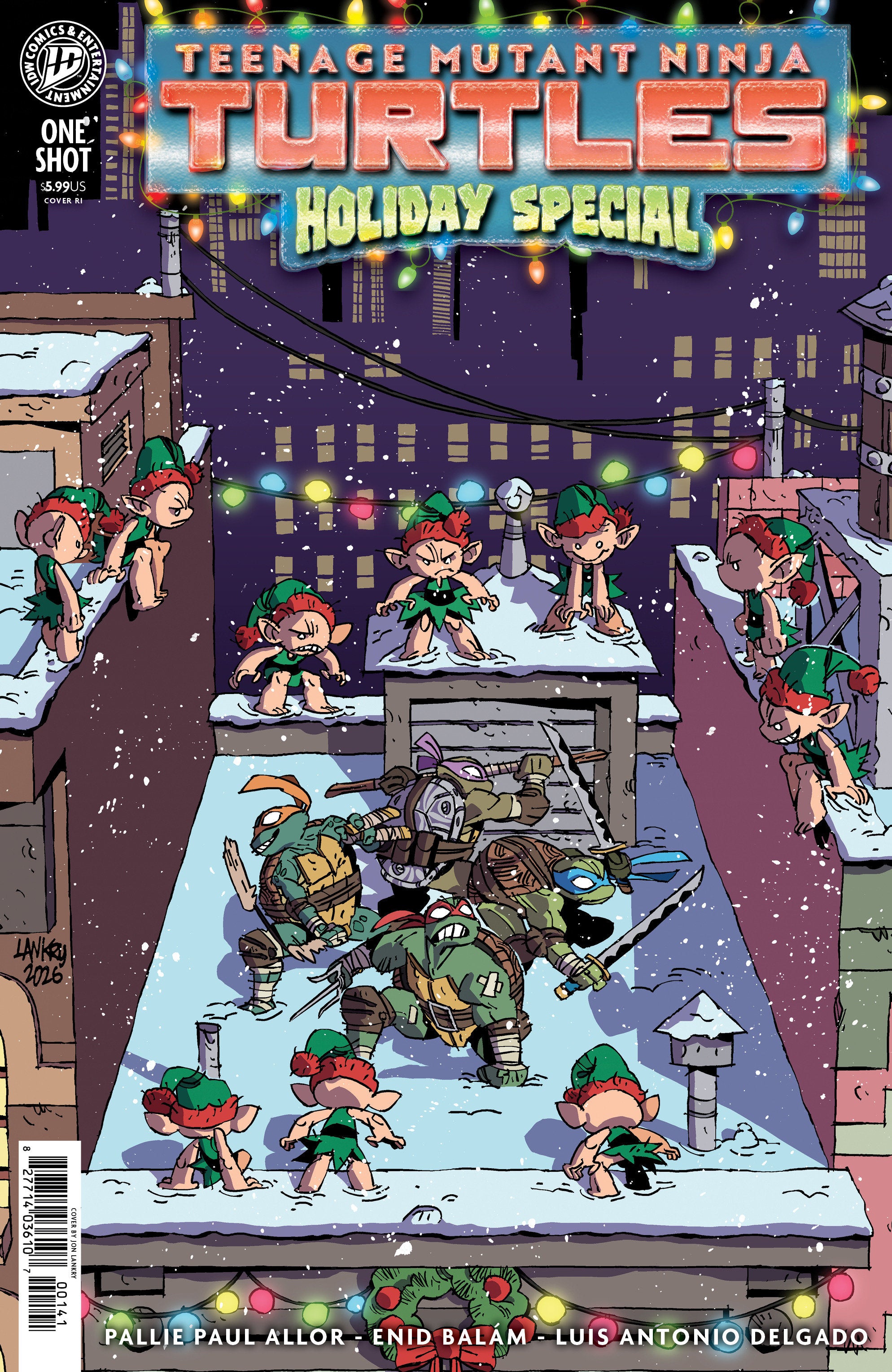 Teenage Mutant Ninja Turtles: Holiday Special IDW 1:10 Lankry 12/09/2026 | BD Cosmos