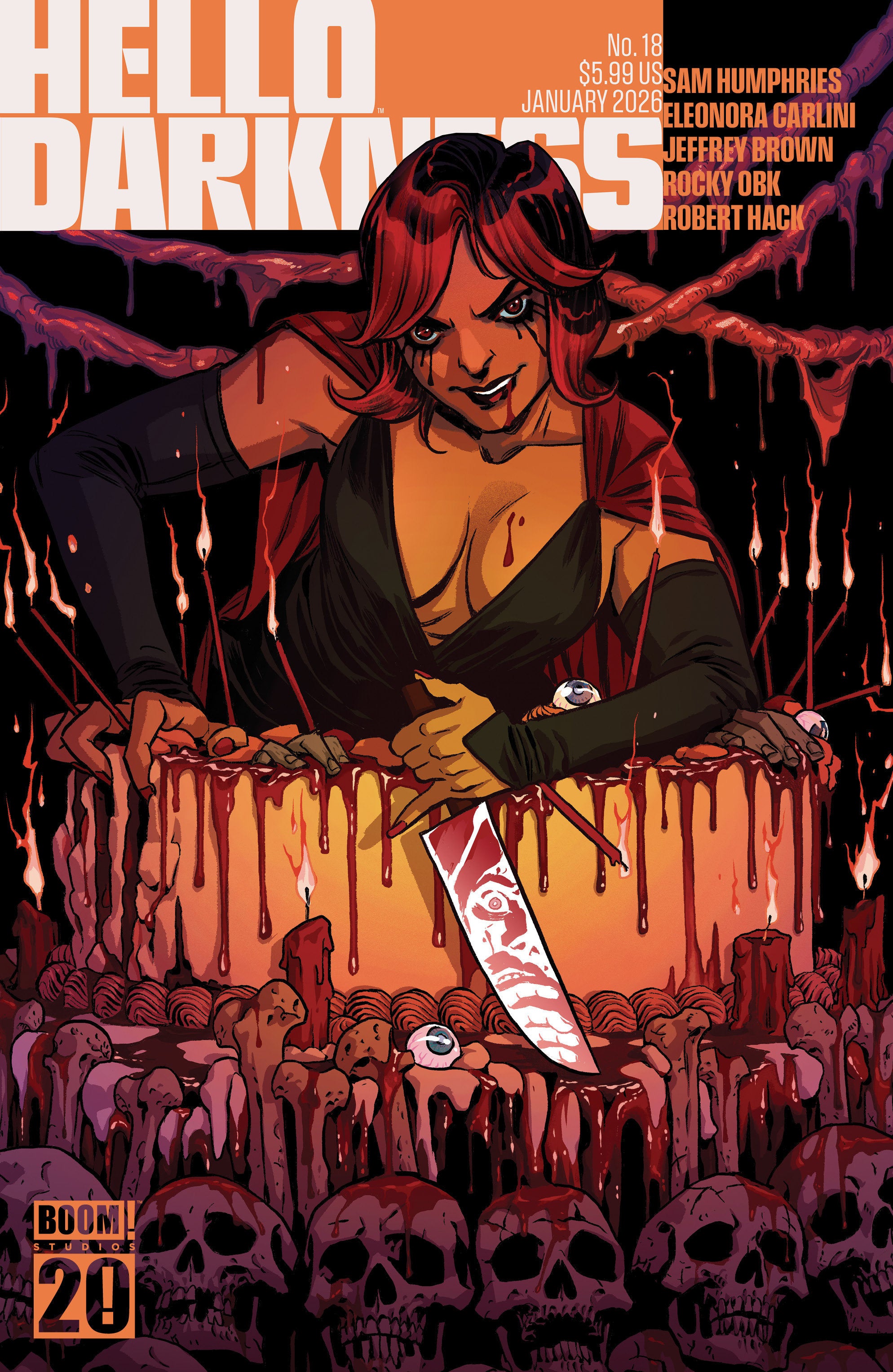 Hello Darkness #18 D BOOM 20th Cloonan 01/28/2026 | BD Cosmos