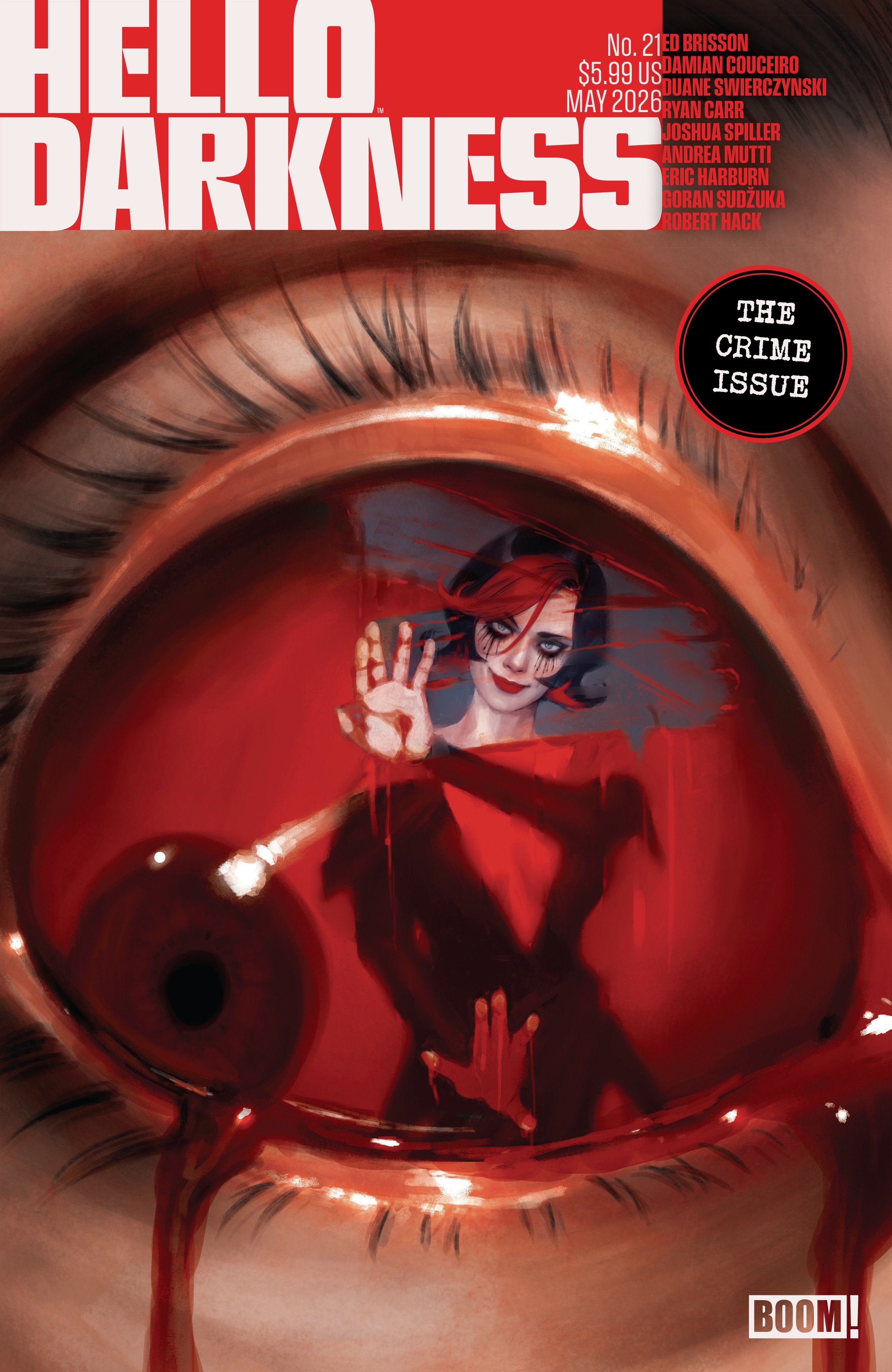 Hello Darkness #21 F Foc Reveal Variant (Dressed, Mercado) | BD Cosmos