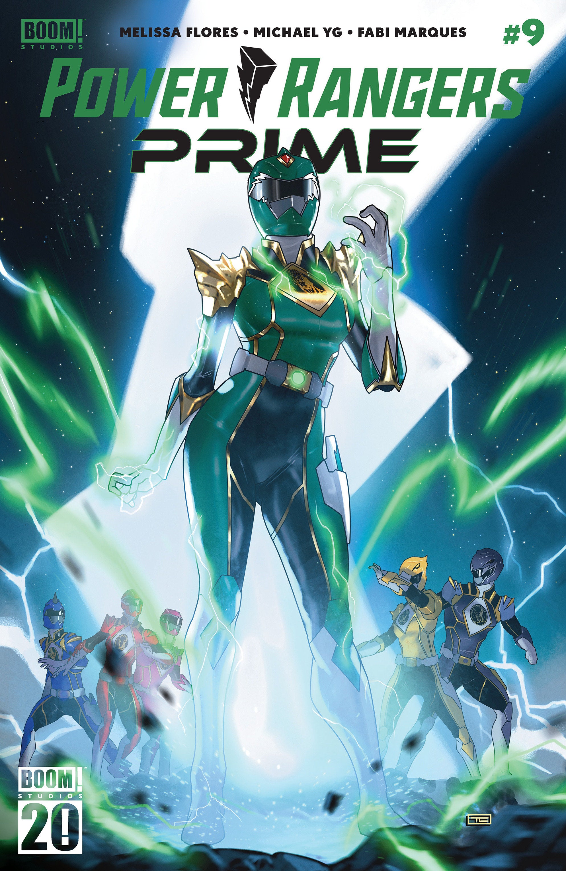 Power Rangers Prime #9 A Main (Dressed, Clarke) | BD Cosmos
