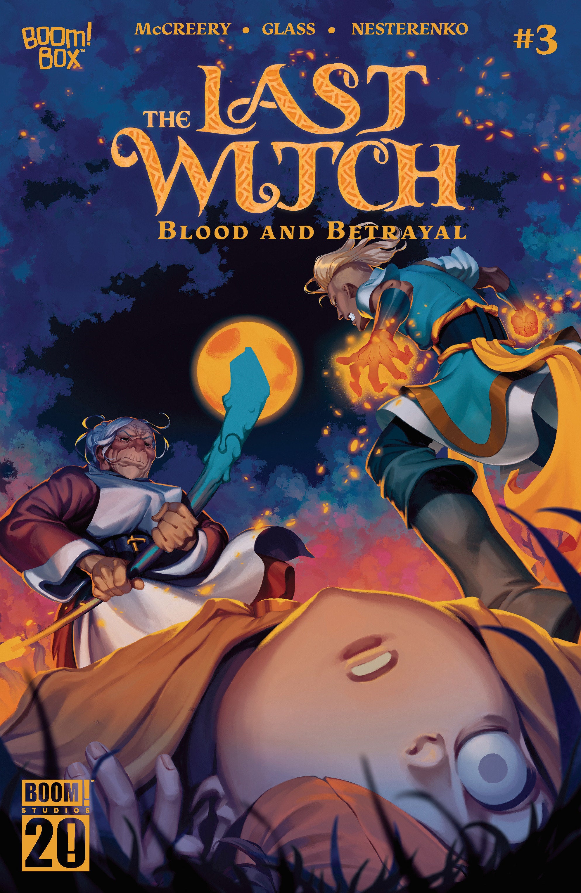 The Last Witch: Blood & Betrayal #3 A Main (Dressed, Glass) | BD Cosmos