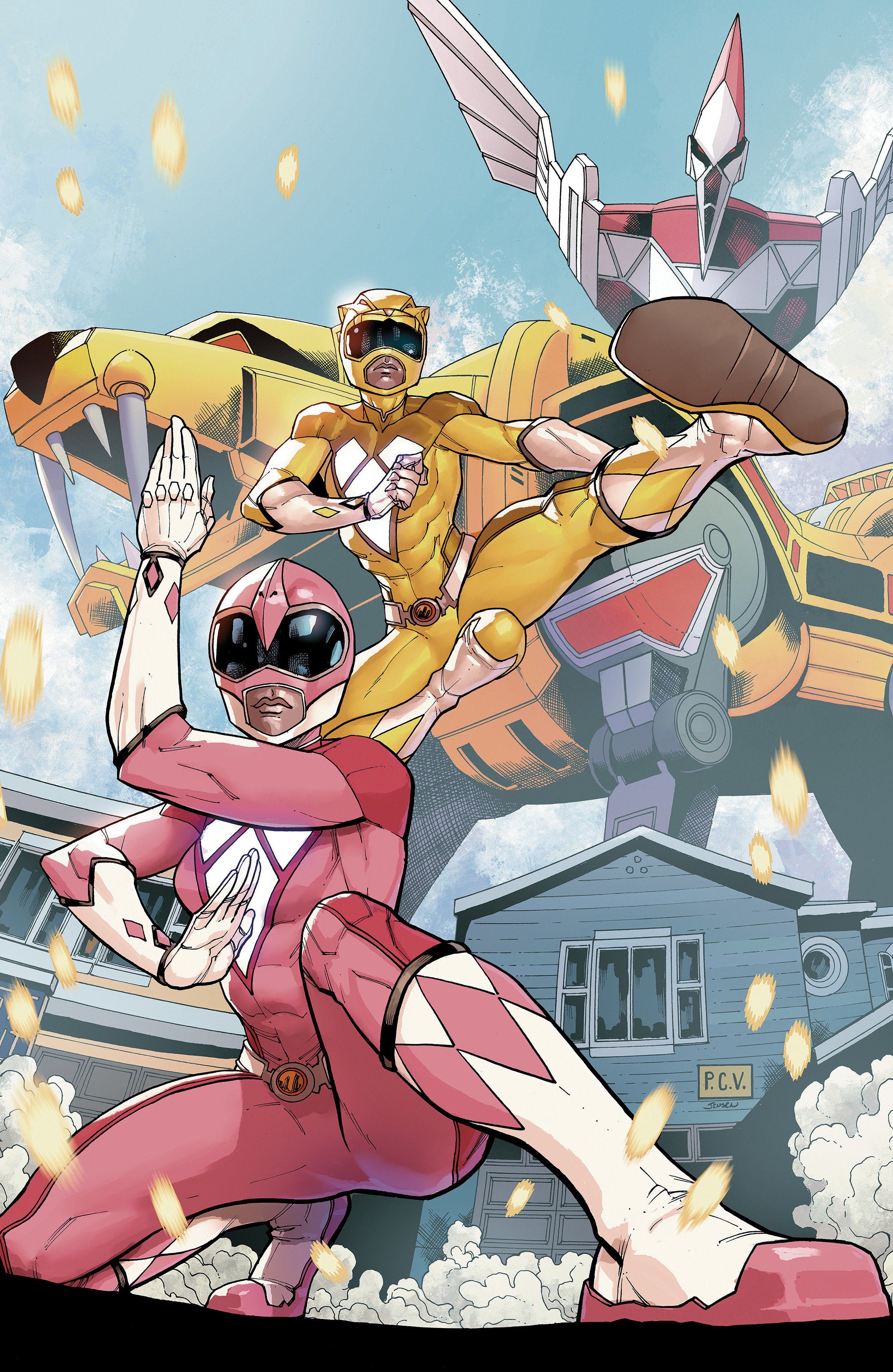 Mighty Morphin Power Rangers 2026 #3 Boom F 1:10 Foil Virgin Sevy 08/26/2026 | BD Cosmos