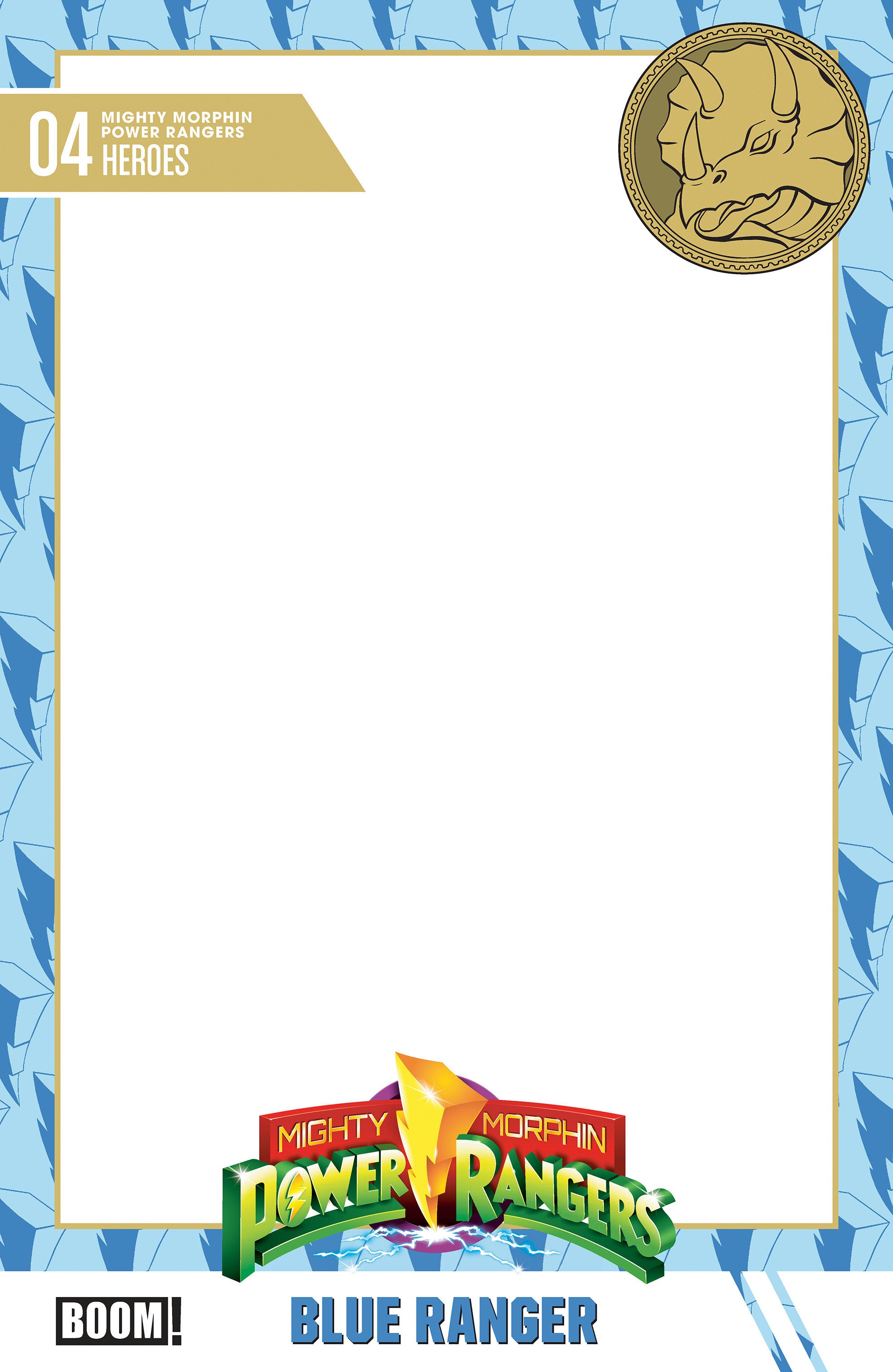 Mighty Morphin Power Rangers 2026 #4 Boom D Trading Card Blank 09/23/2026 | BD Cosmos