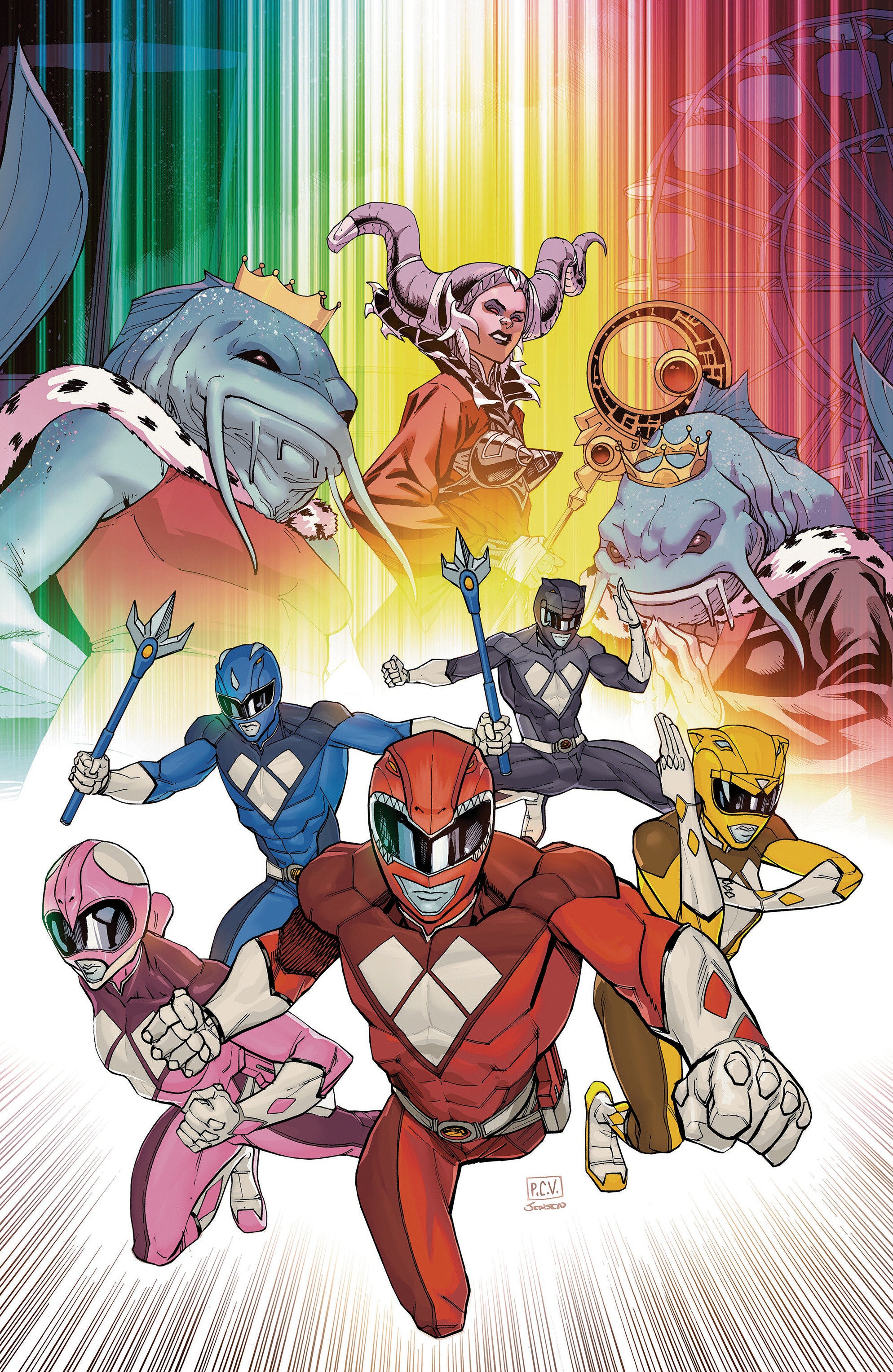 Mighty Morphin Power Rangers 2026 #4 Boom F 1:10 Foil Virgin Foil Sevy 09/23/2026 | BD Cosmos