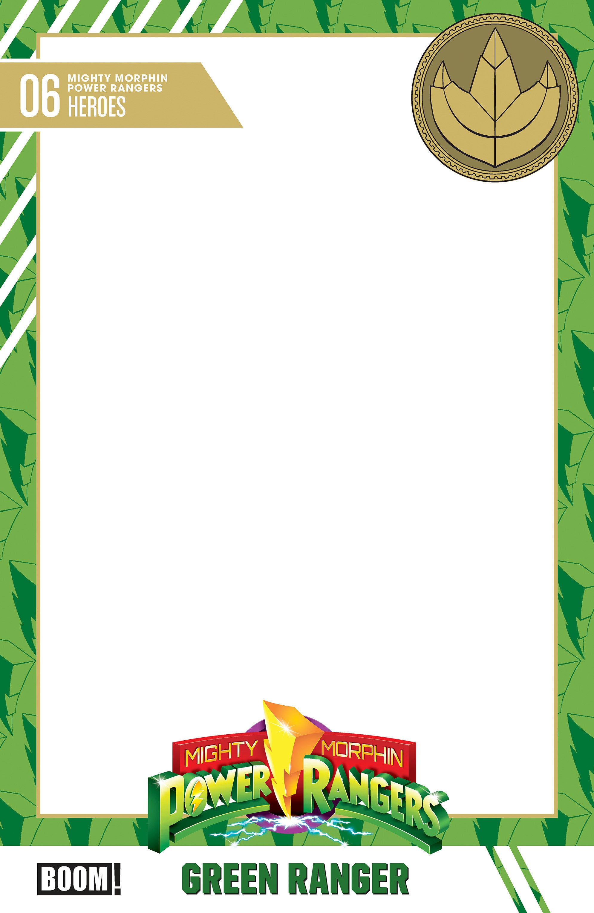 Mighty Morphin Power Rangers 2026 #6 Boom D Trading Card Blank 11/25/2026 | BD Cosmos