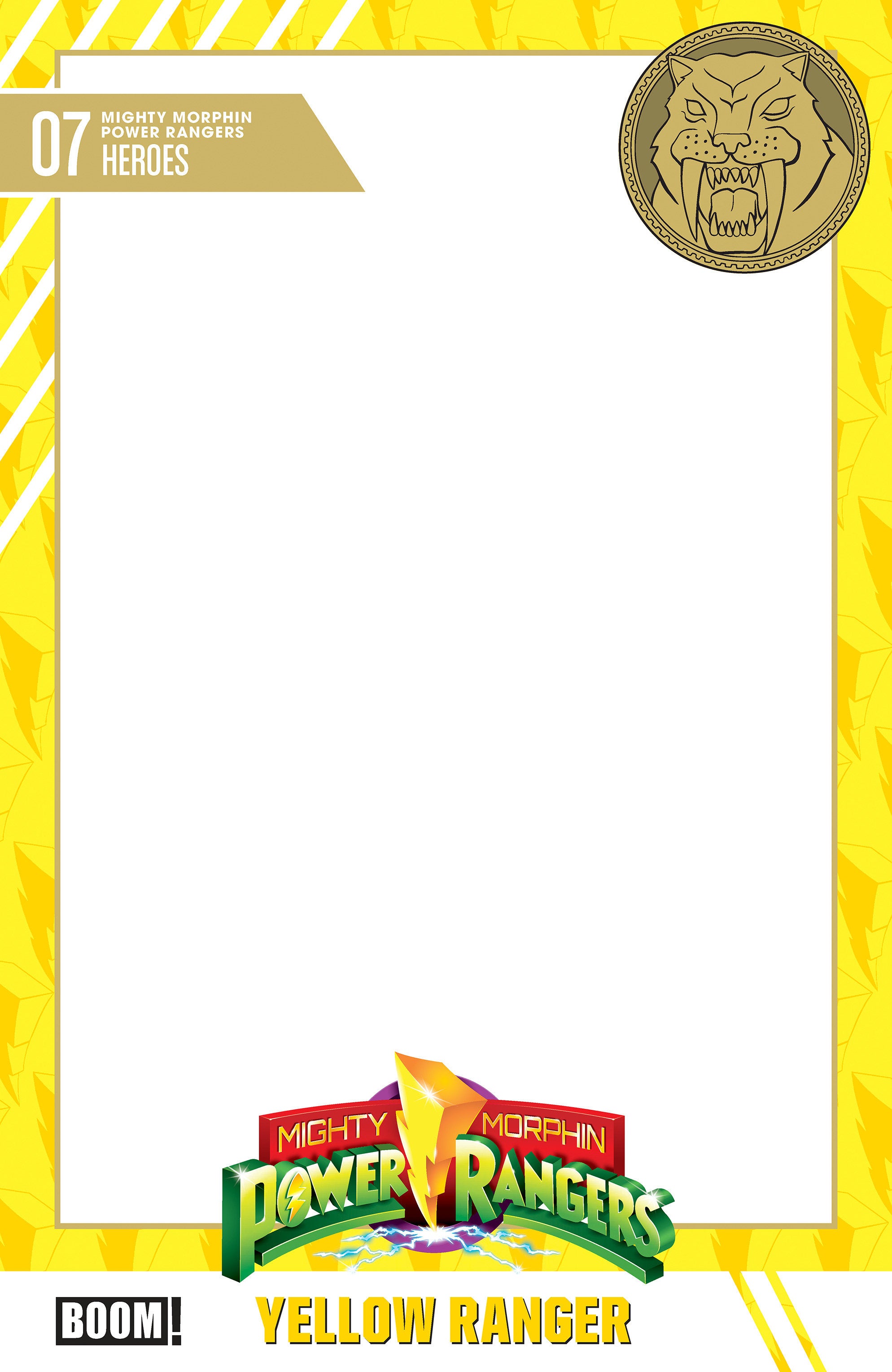 Mighty Morphin Power Rangers 2026 #7 BOOM D Trading Card Blank 12/30/2026 | BD Cosmos