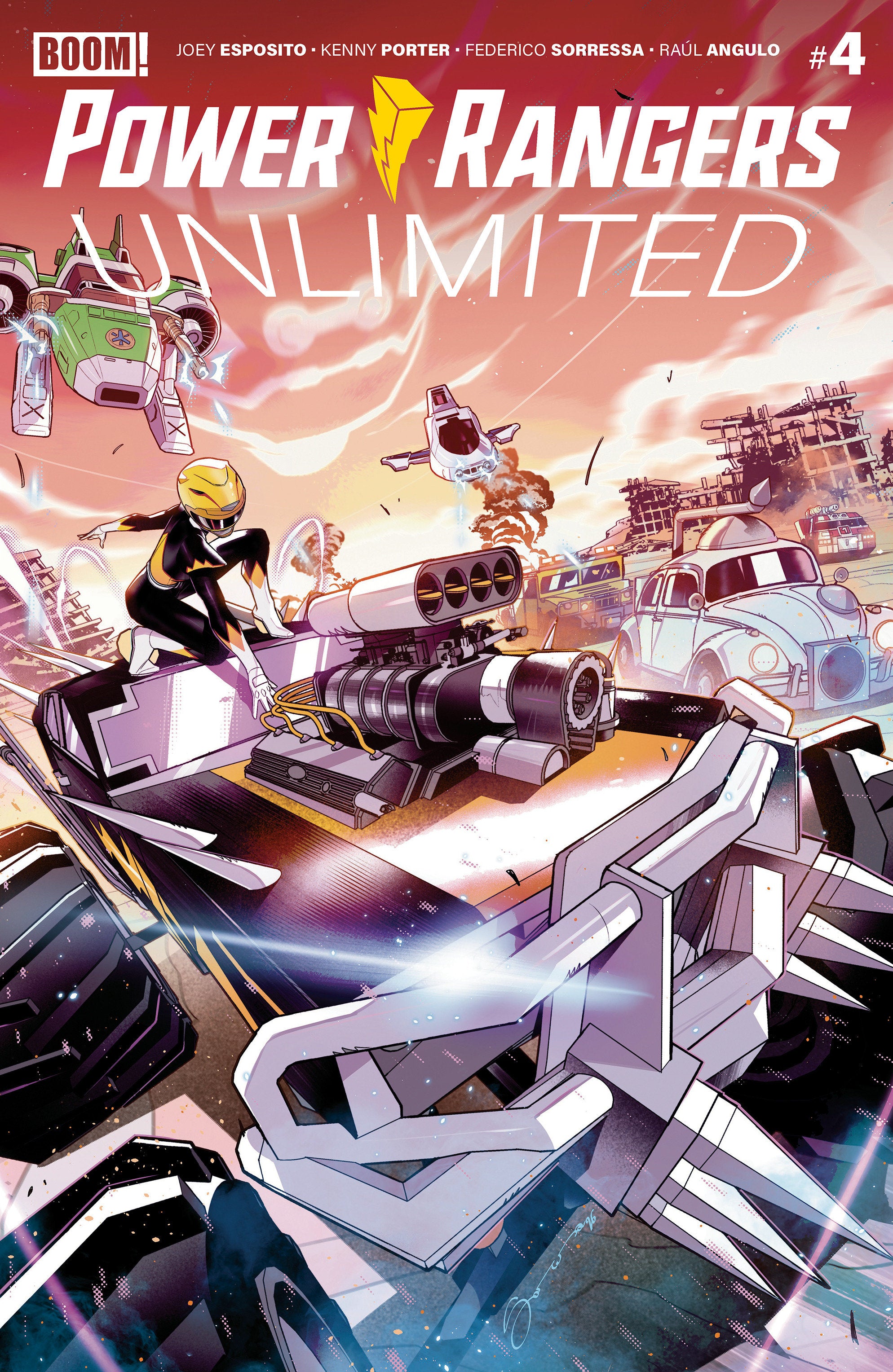 Power Rangers Unlimited #4 A Main (Dressed, Sorressa) | BD Cosmos