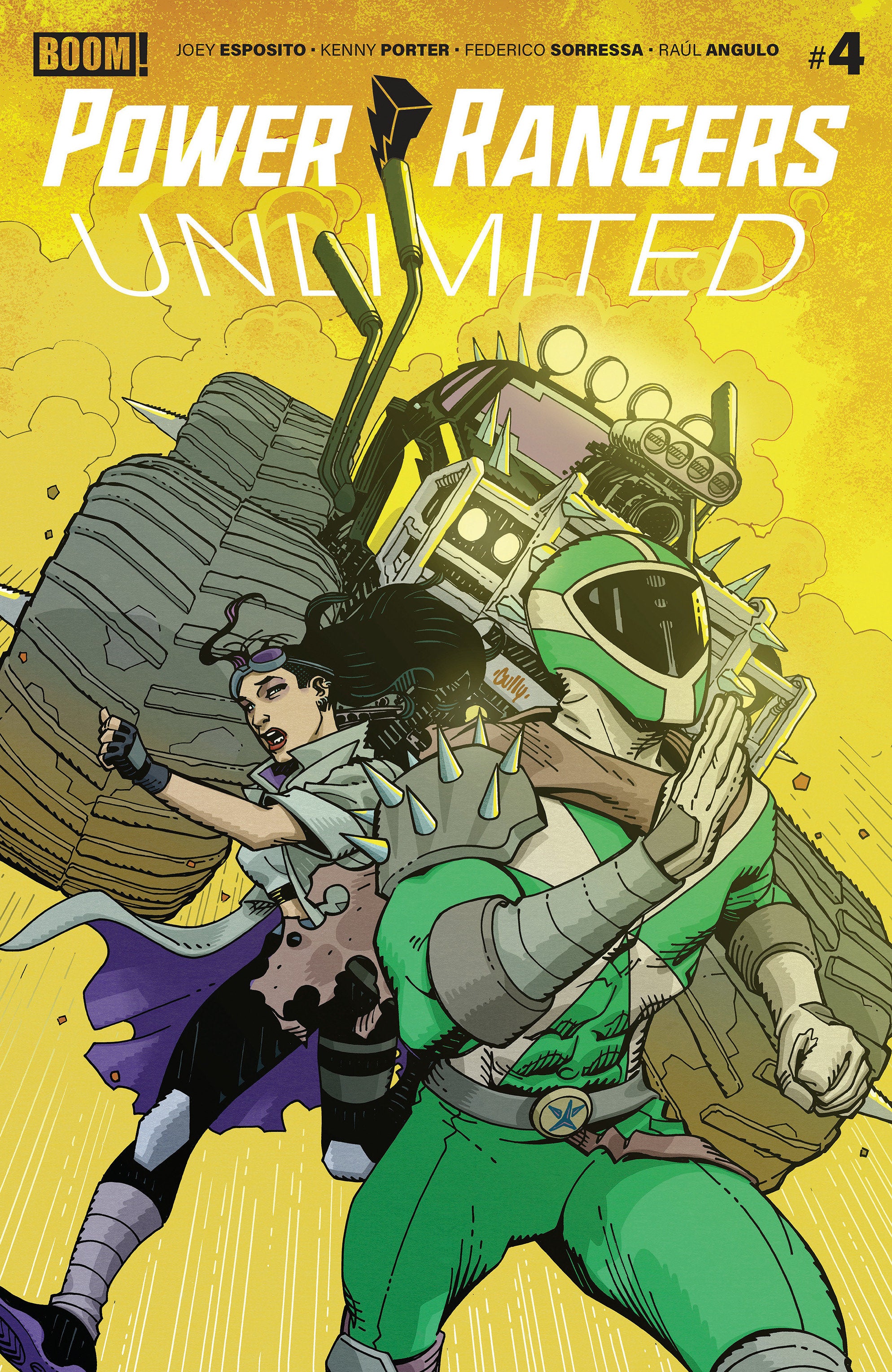 Power Rangers Unlimited #4 B Variant (Dressed, Hamner) | BD Cosmos