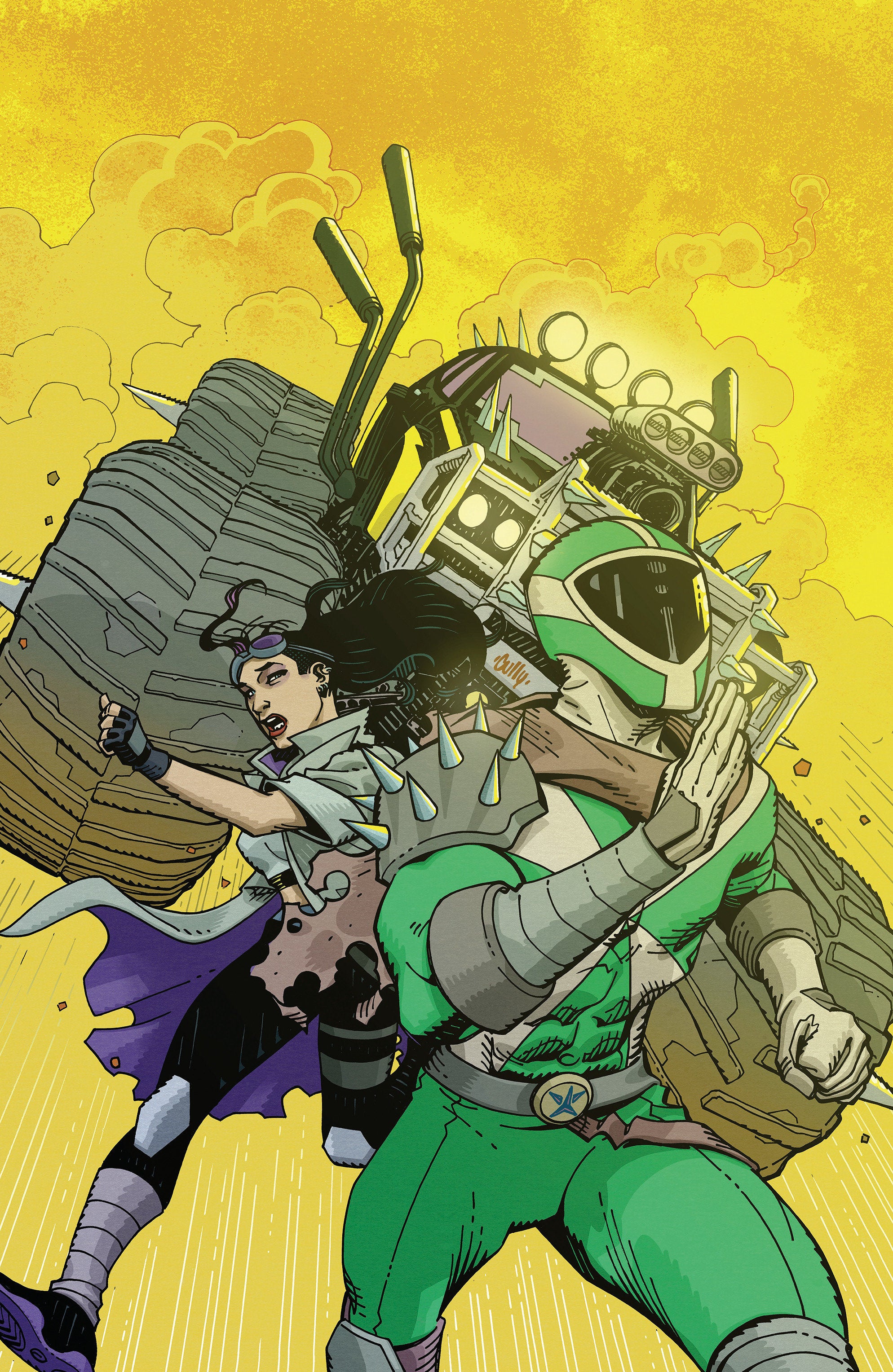 Power Rangers Unlimited #4 E 1 in 10 Variant Edition Foil Variant (Full Art, Foil, Hamner) | BD Cosmos