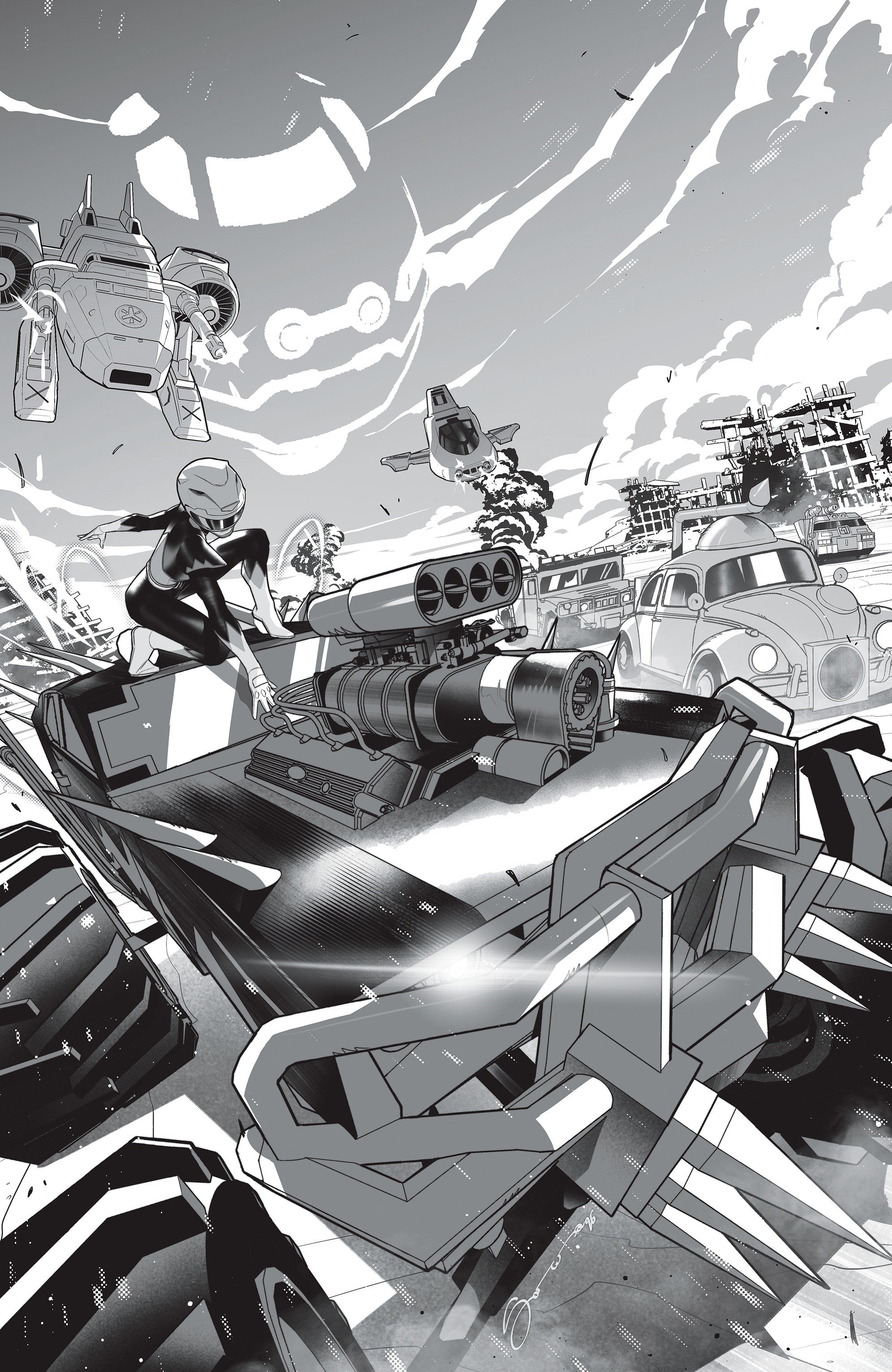 Power Rangers Unlimited #4 J Unlimited Variant (Full Art, Sorressa) | BD Cosmos