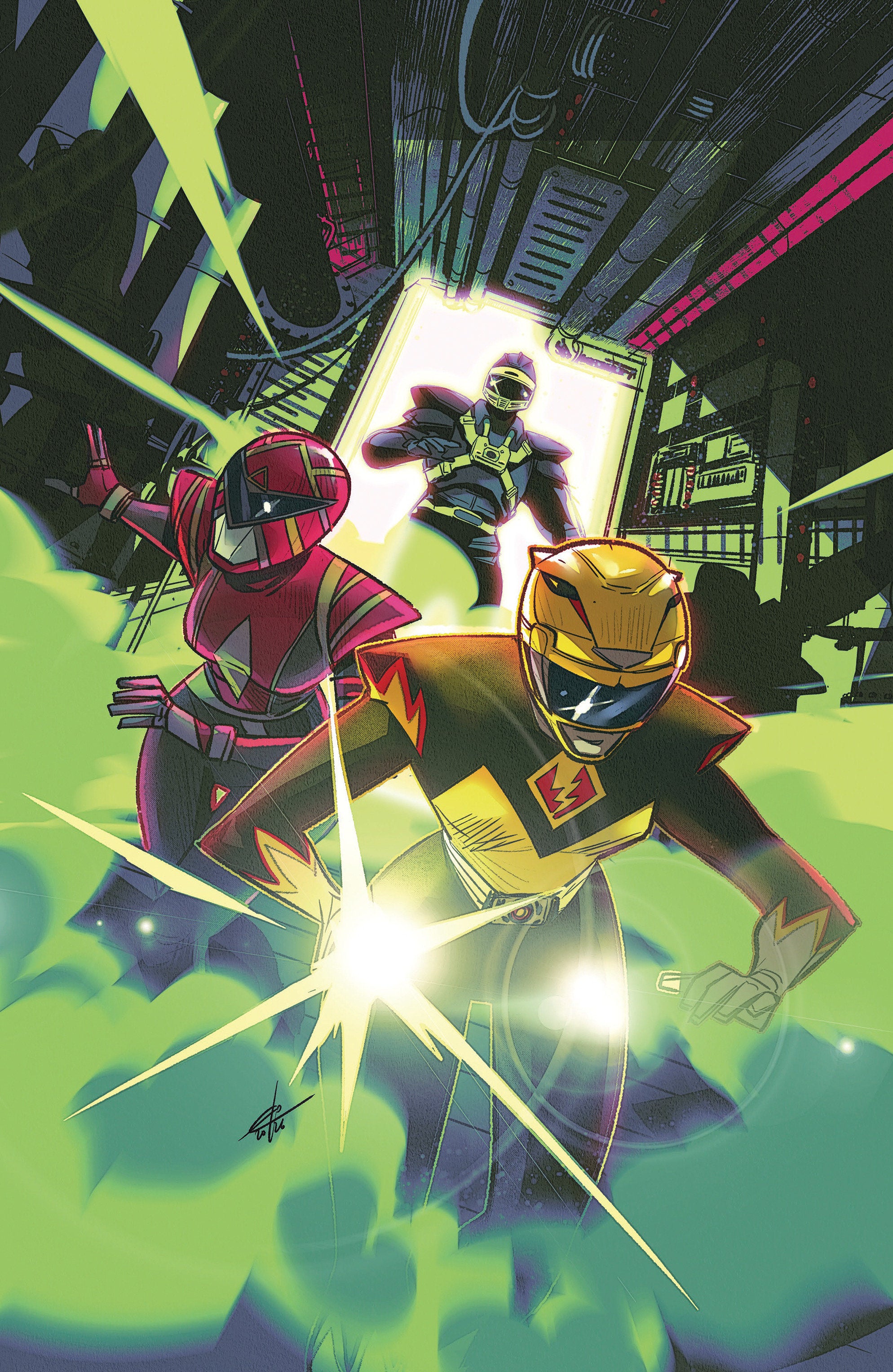 Power Rangers #6 BOOM E 1:10 Foil Virgin Carlini 12/16/2026 | BD Cosmos