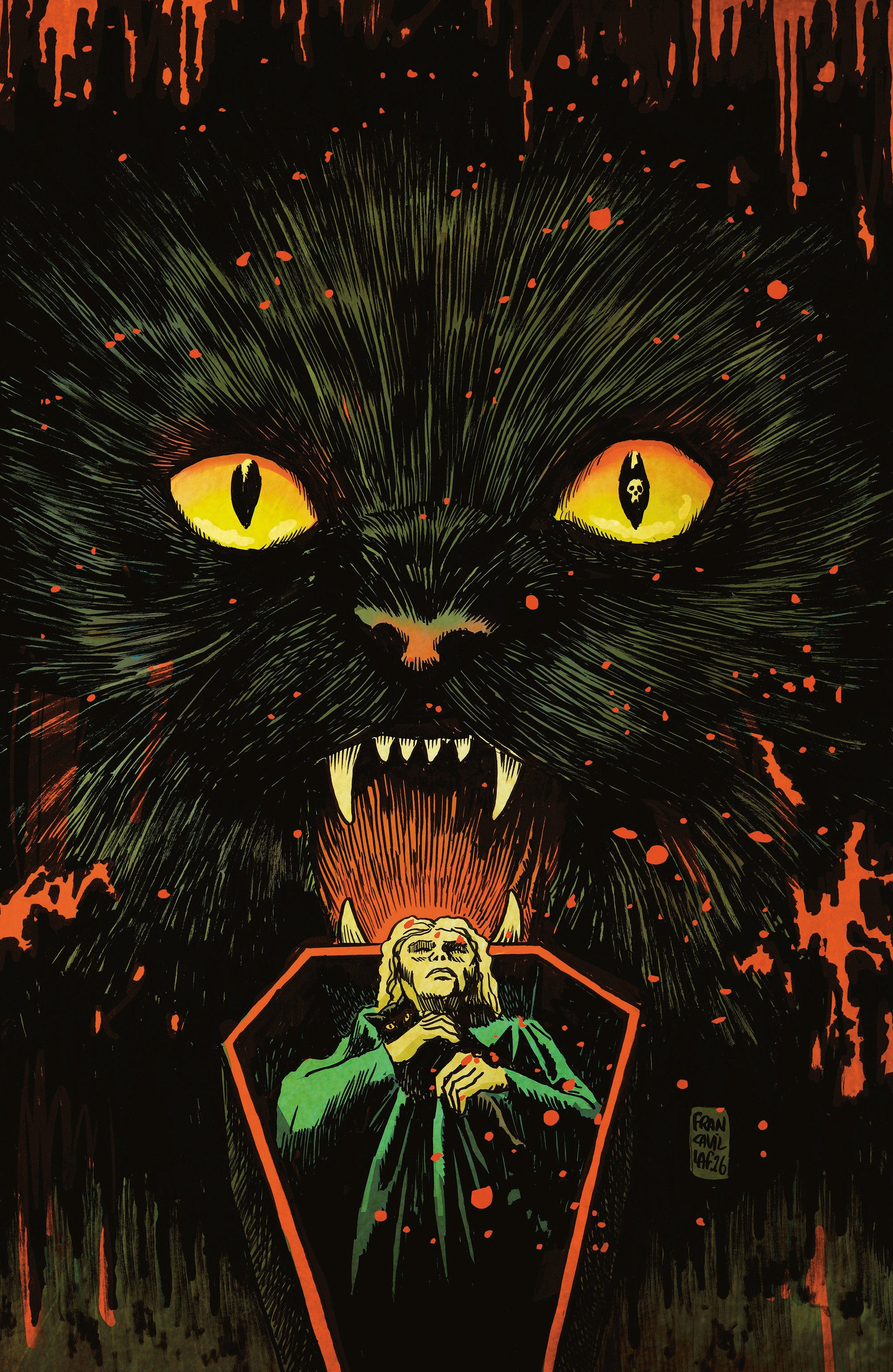 Stuff Of Nightmares: The Cat In The Coffin #1 Boom D Glow In The Dark Virgin Francavilla 08/19/2026 | BD Cosmos