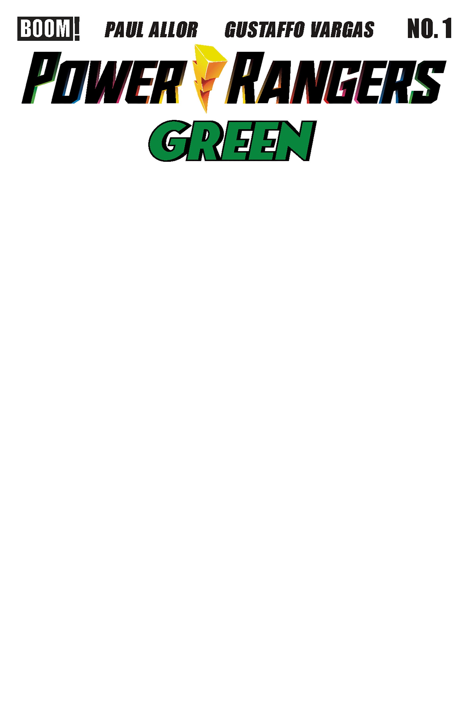 Power Rangers Green #1 Boom D Blank 08/05/2026 | BD Cosmos