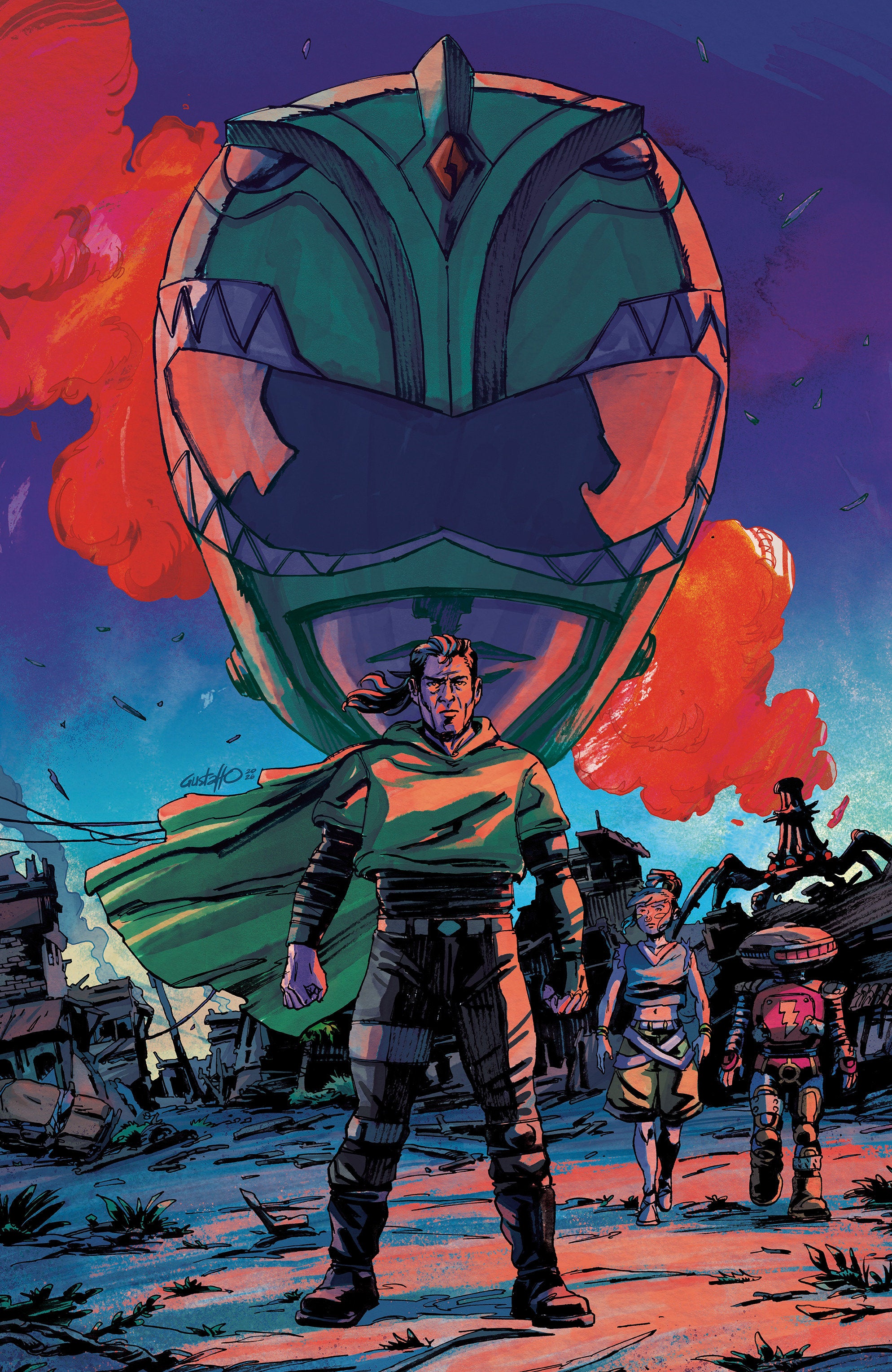 Power Rangers Green #1 Boom G 1:10 Foil Virgin Vargas 08/05/2026 | BD Cosmos