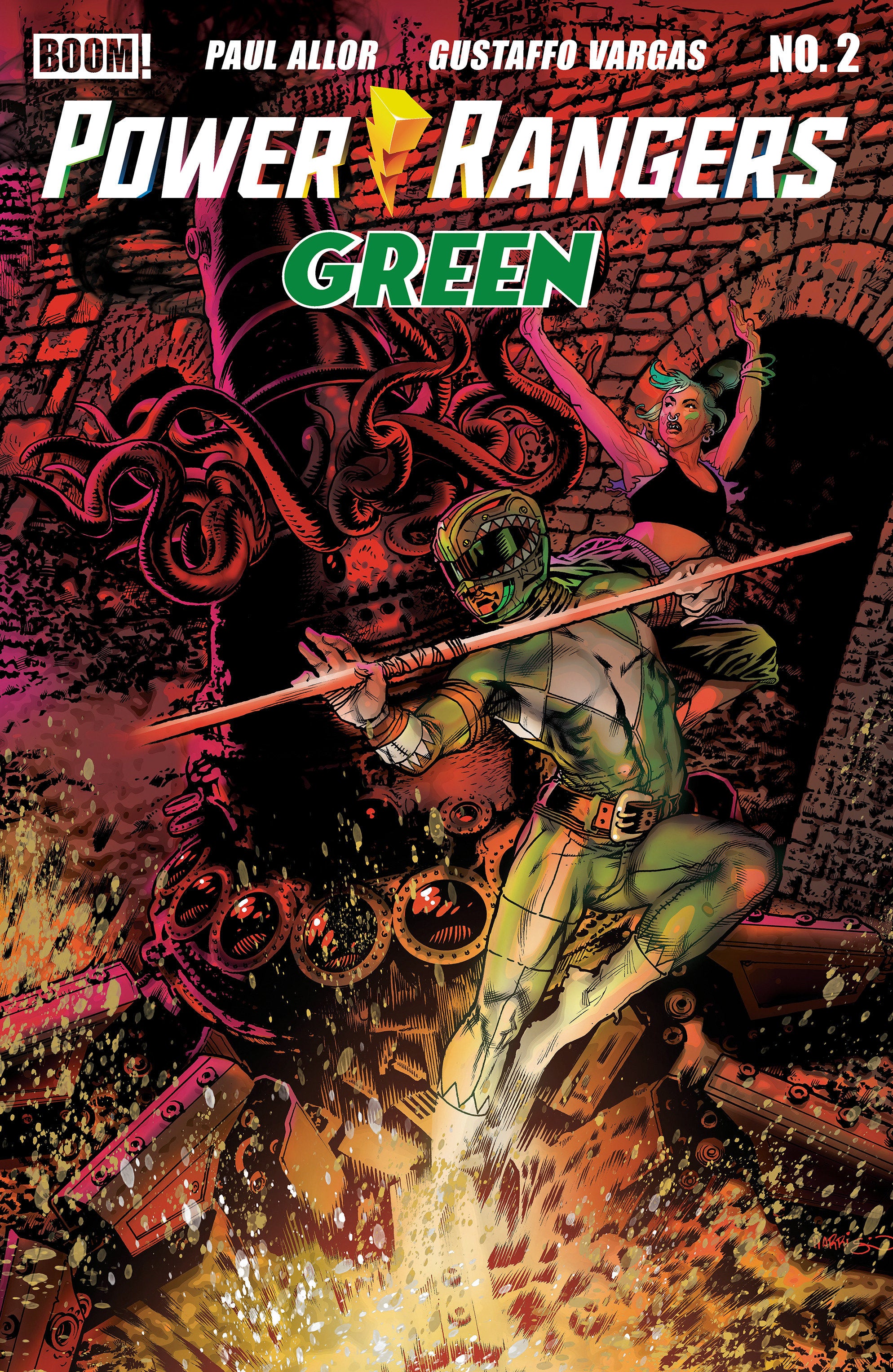Power Rangers Green #2 Boom A Main Harris 09/16/2026 | BD Cosmos