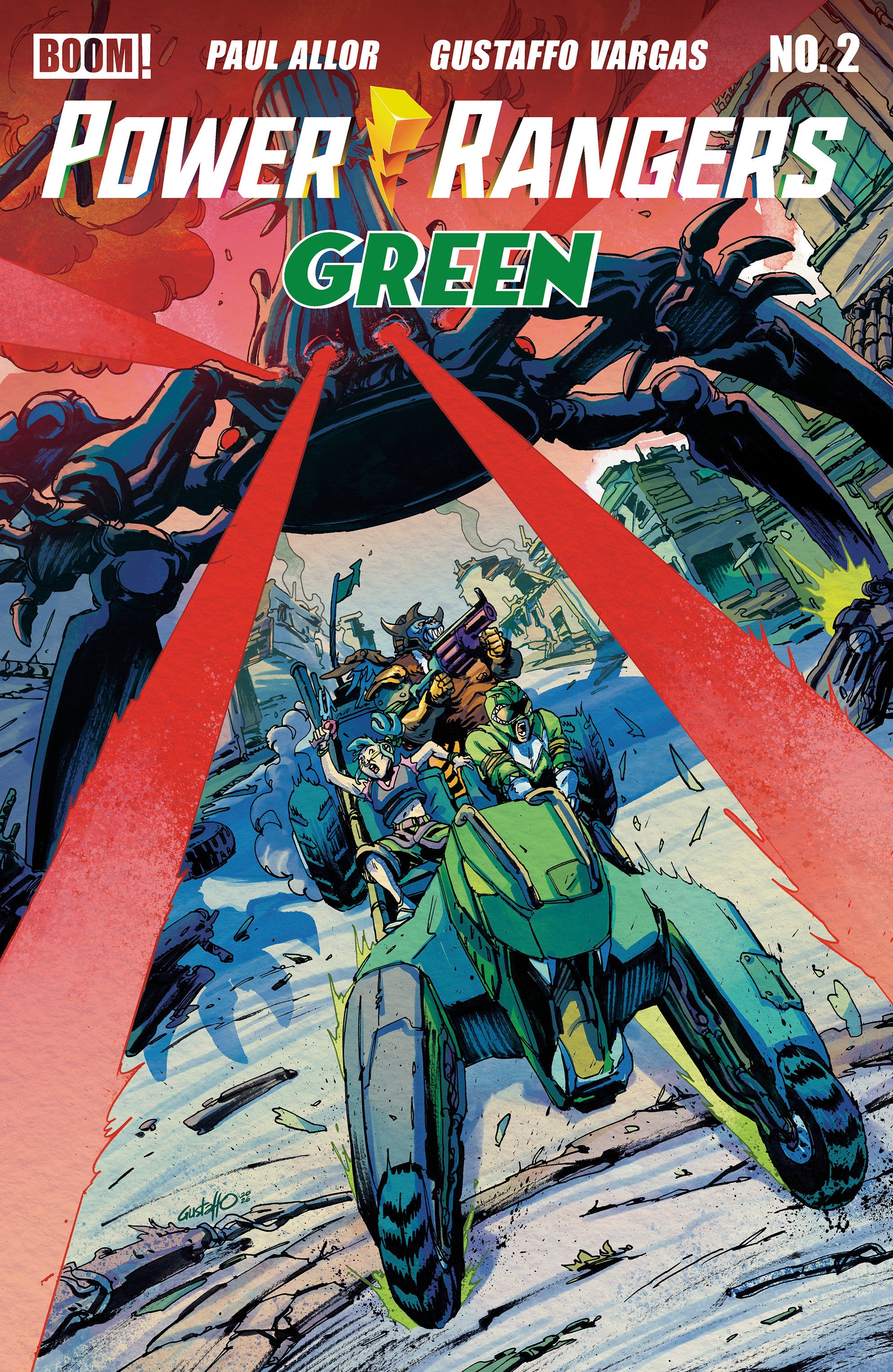 Power Rangers Green #2 Boom B Vargas 09/16/2026 | BD Cosmos
